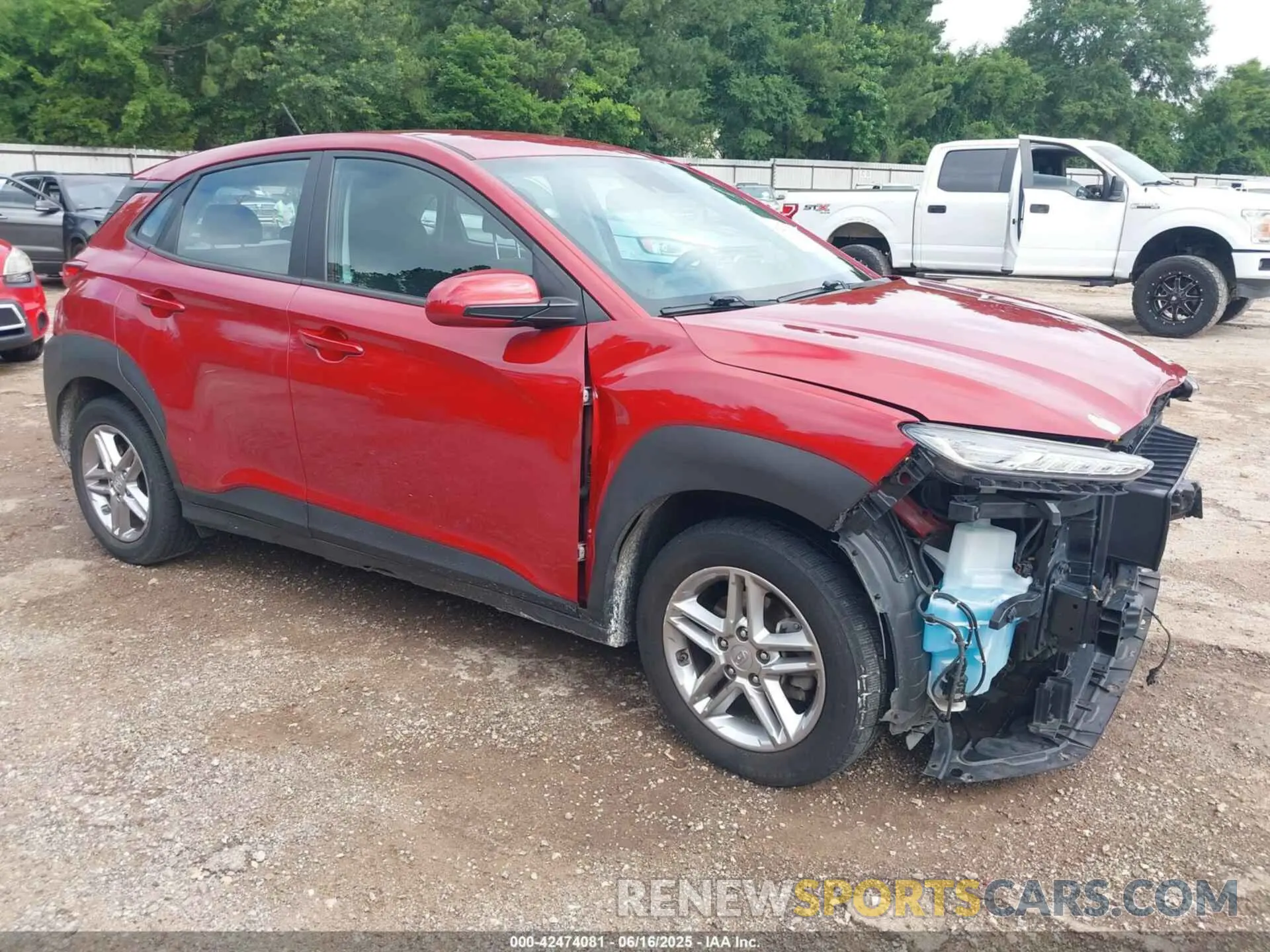 1 fotografías del automóvil dañado KM8K12AA2MU644148 HYUNDAI KONA 2021
