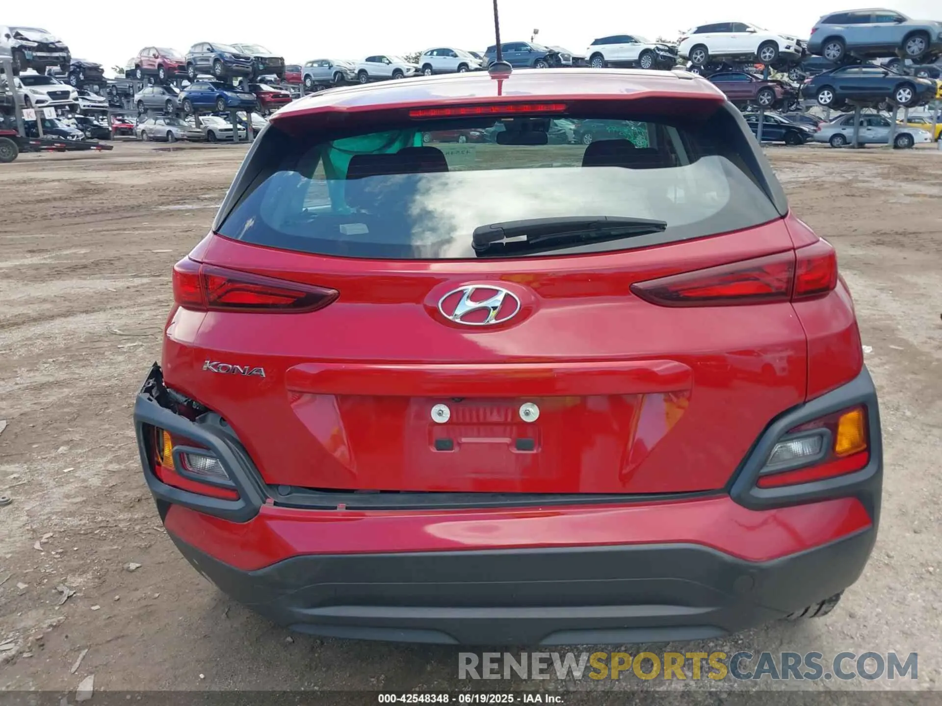 17 fotografías del automóvil dañado KM8K12AA2MU645154 HYUNDAI KONA 2021