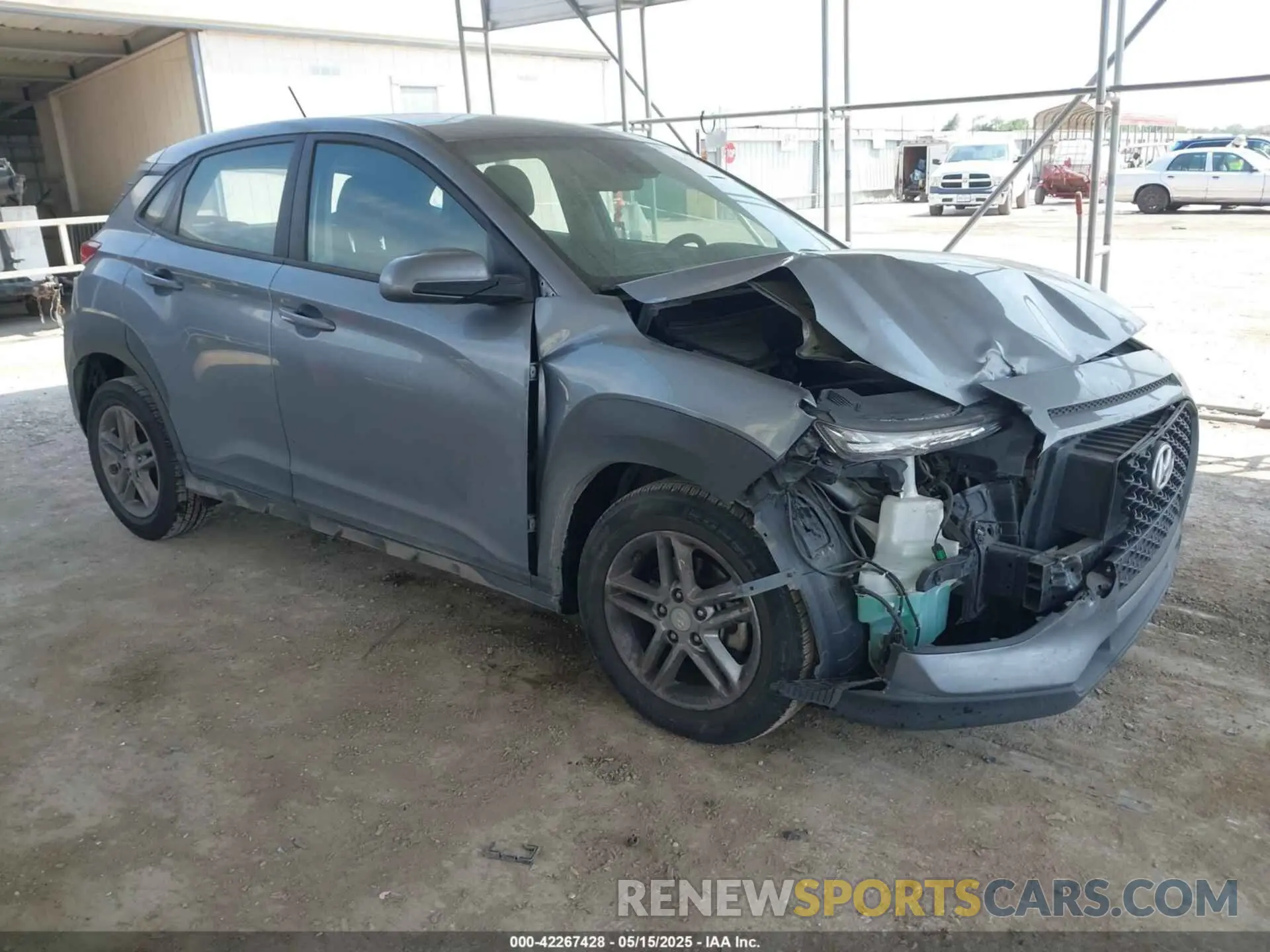 1 fotografías del automóvil dañado KM8K12AA3MU611563 HYUNDAI KONA 2021