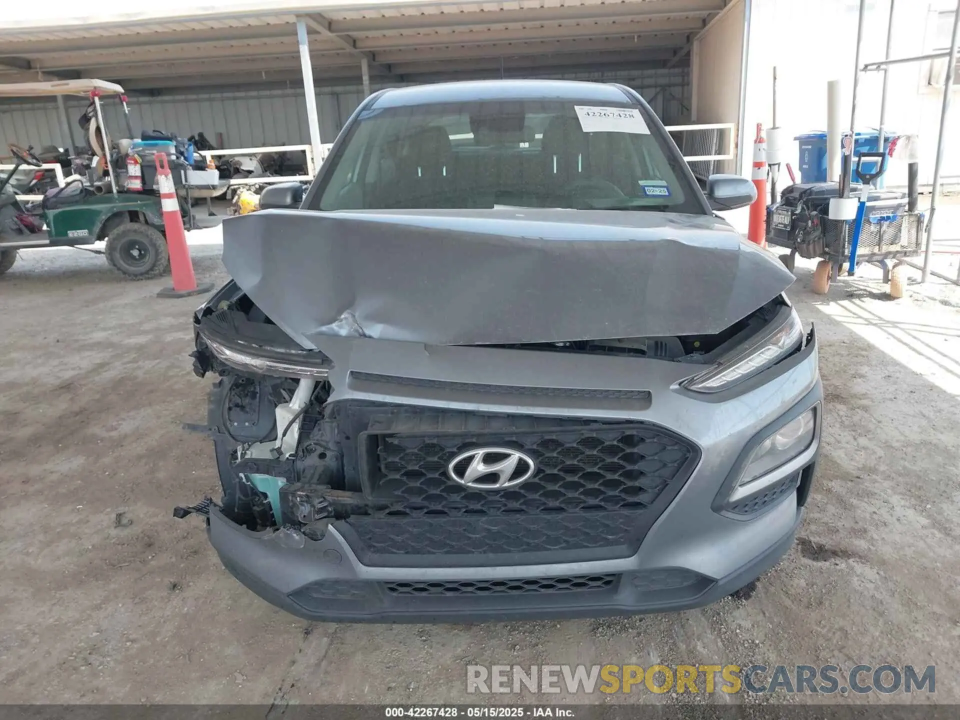 13 fotografías del automóvil dañado KM8K12AA3MU611563 HYUNDAI KONA 2021