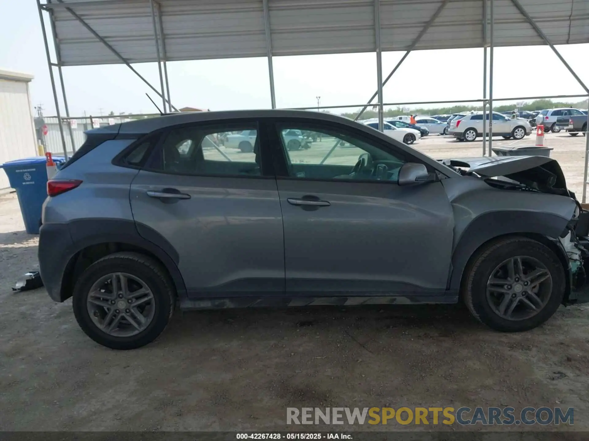 14 fotografías del automóvil dañado KM8K12AA3MU611563 HYUNDAI KONA 2021
