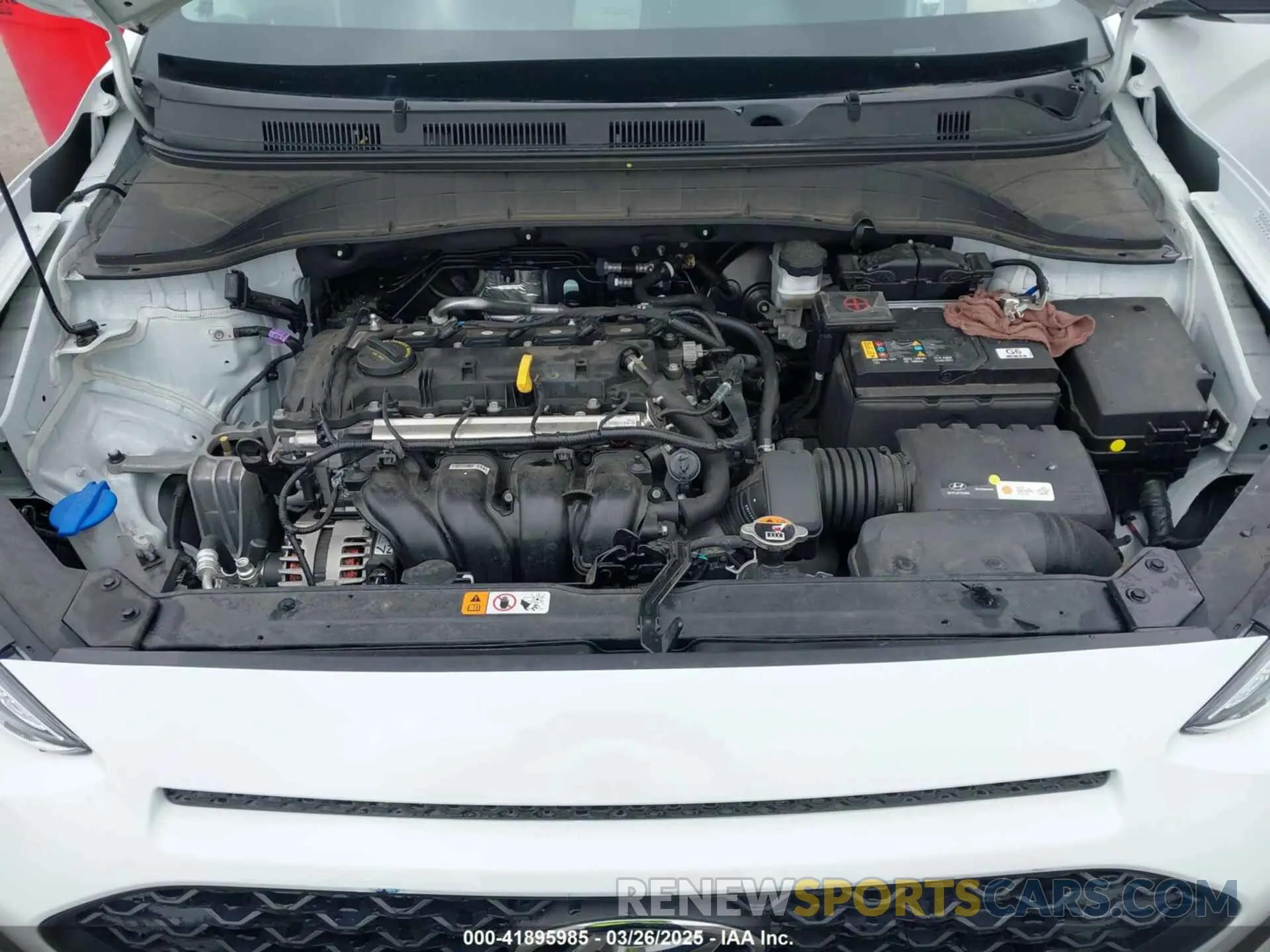 10 fotografías del automóvil dañado KM8K12AA3MU692533 HYUNDAI KONA 2021