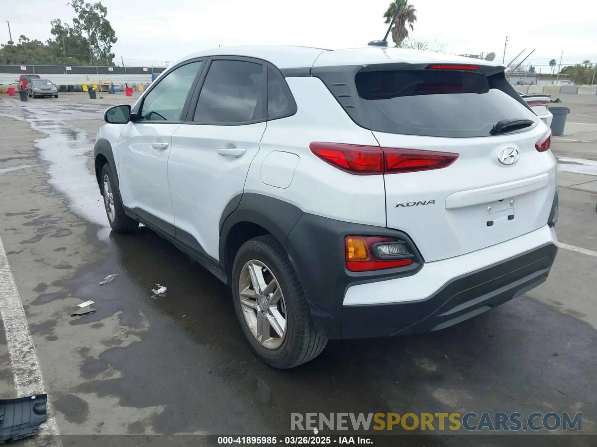 3 fotografías del automóvil dañado KM8K12AA3MU692533 HYUNDAI KONA 2021