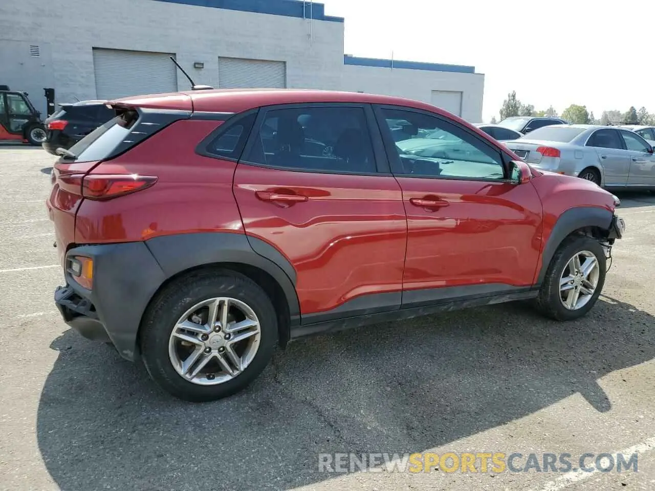 3 fotografías del automóvil dañado KM8K12AA3MU703644 HYUNDAI KONA 2021