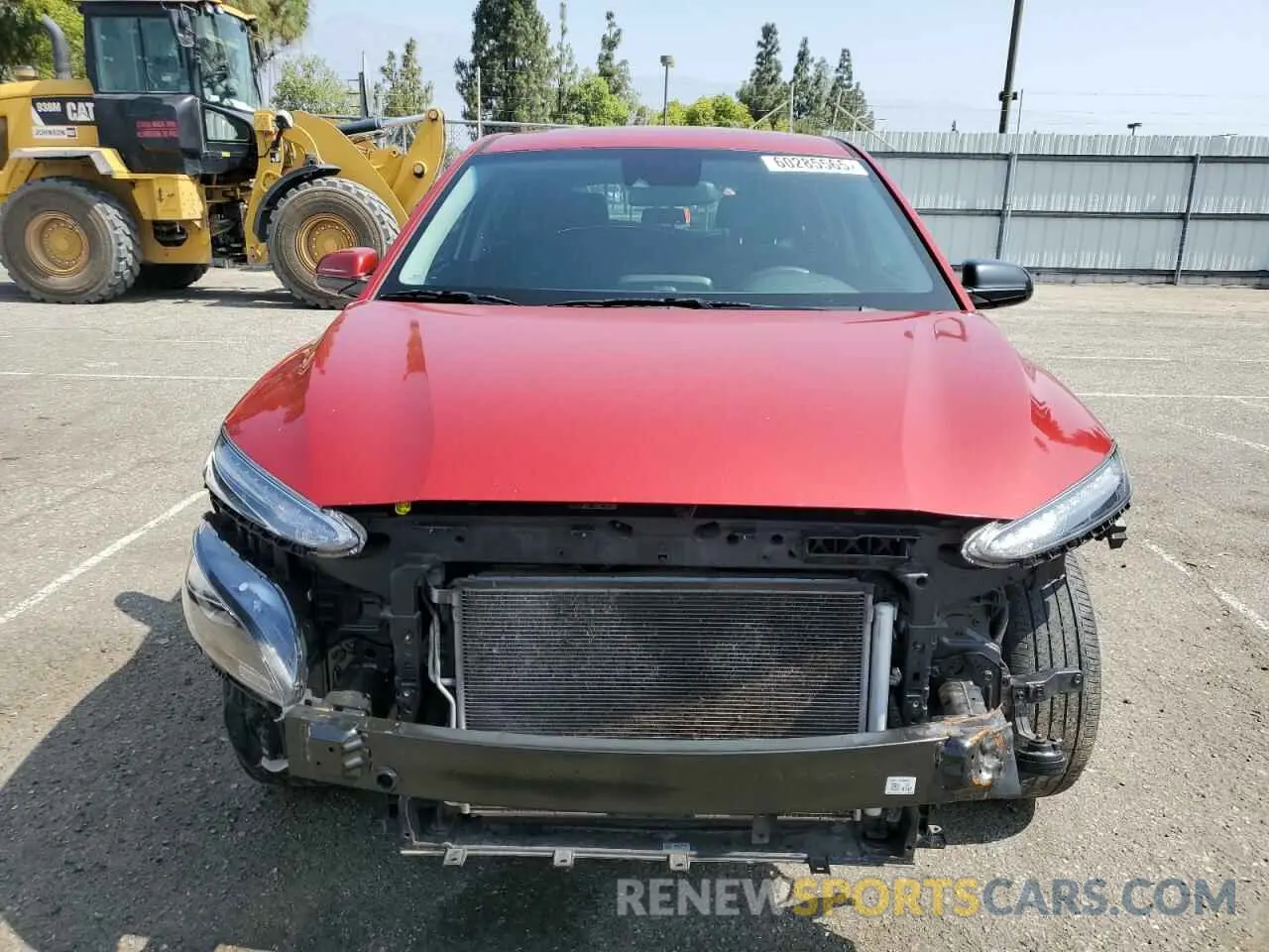 5 fotografías del automóvil dañado KM8K12AA3MU703644 HYUNDAI KONA 2021