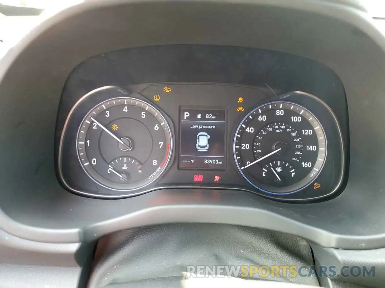 9 fotografías del automóvil dañado KM8K12AA3MU703644 HYUNDAI KONA 2021