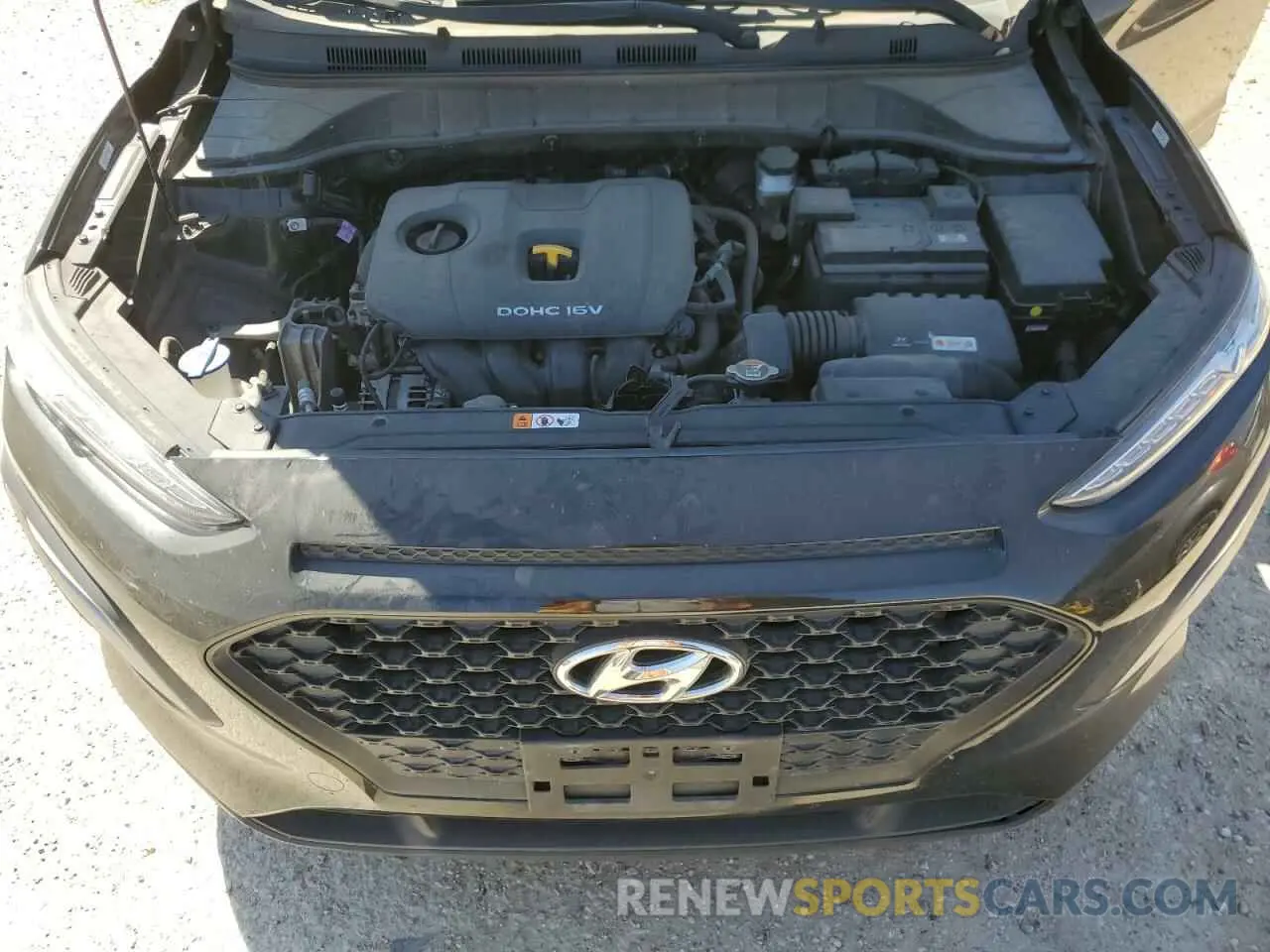 11 fotografías del automóvil dañado KM8K12AA6MU647750 HYUNDAI KONA 2021