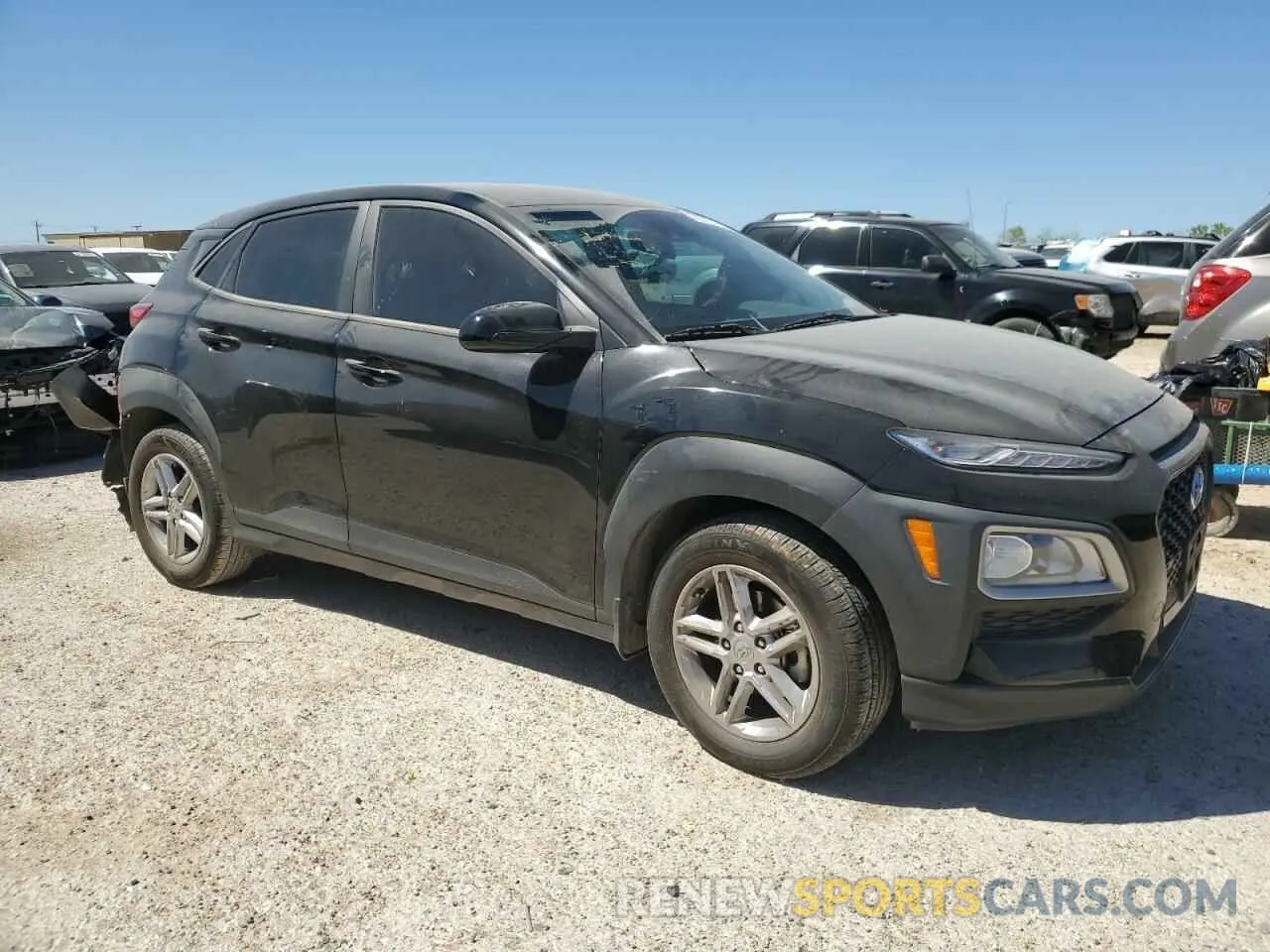 4 fotografías del automóvil dañado KM8K12AA6MU647750 HYUNDAI KONA 2021