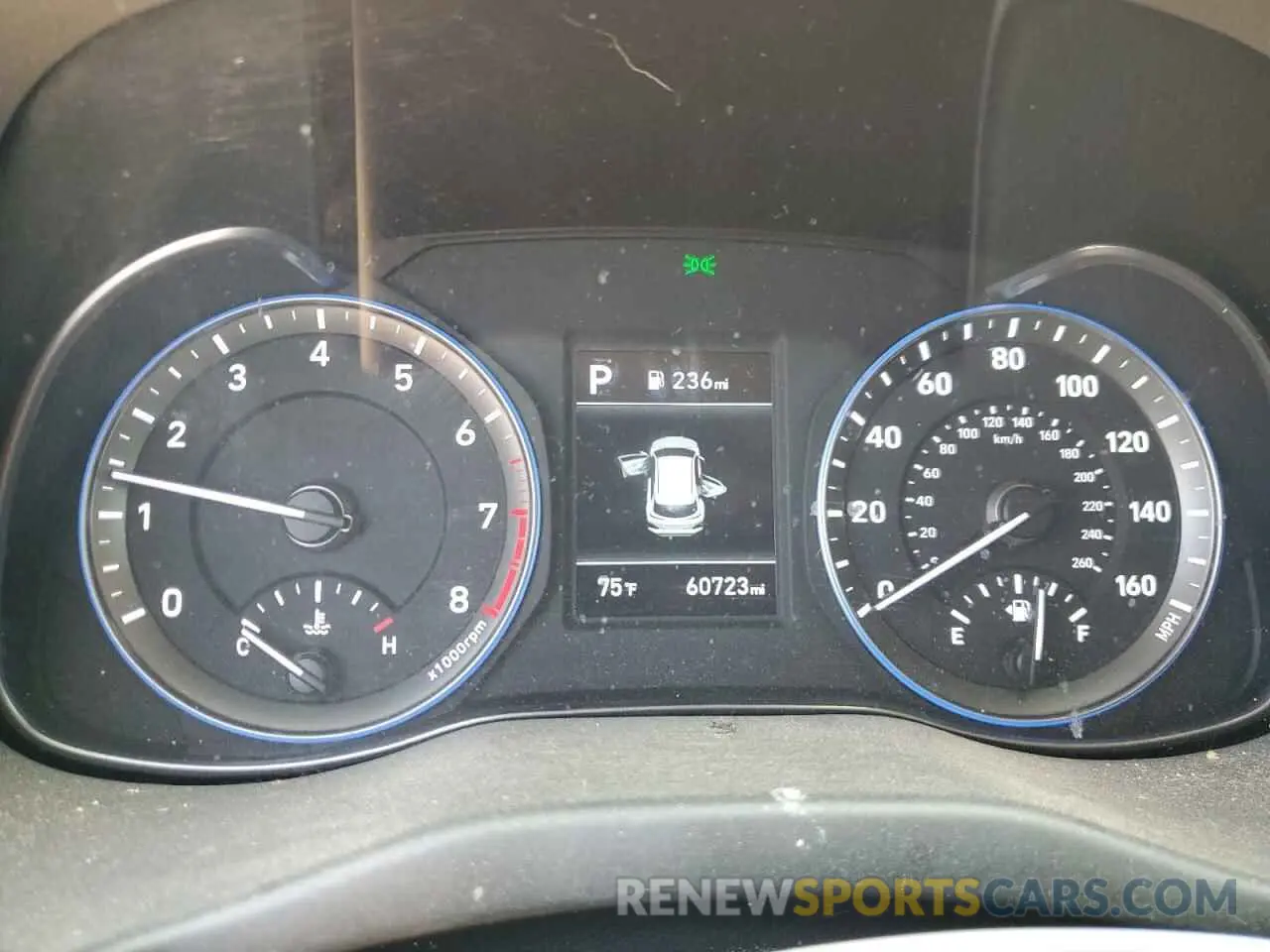 9 fotografías del automóvil dañado KM8K12AA6MU647750 HYUNDAI KONA 2021
