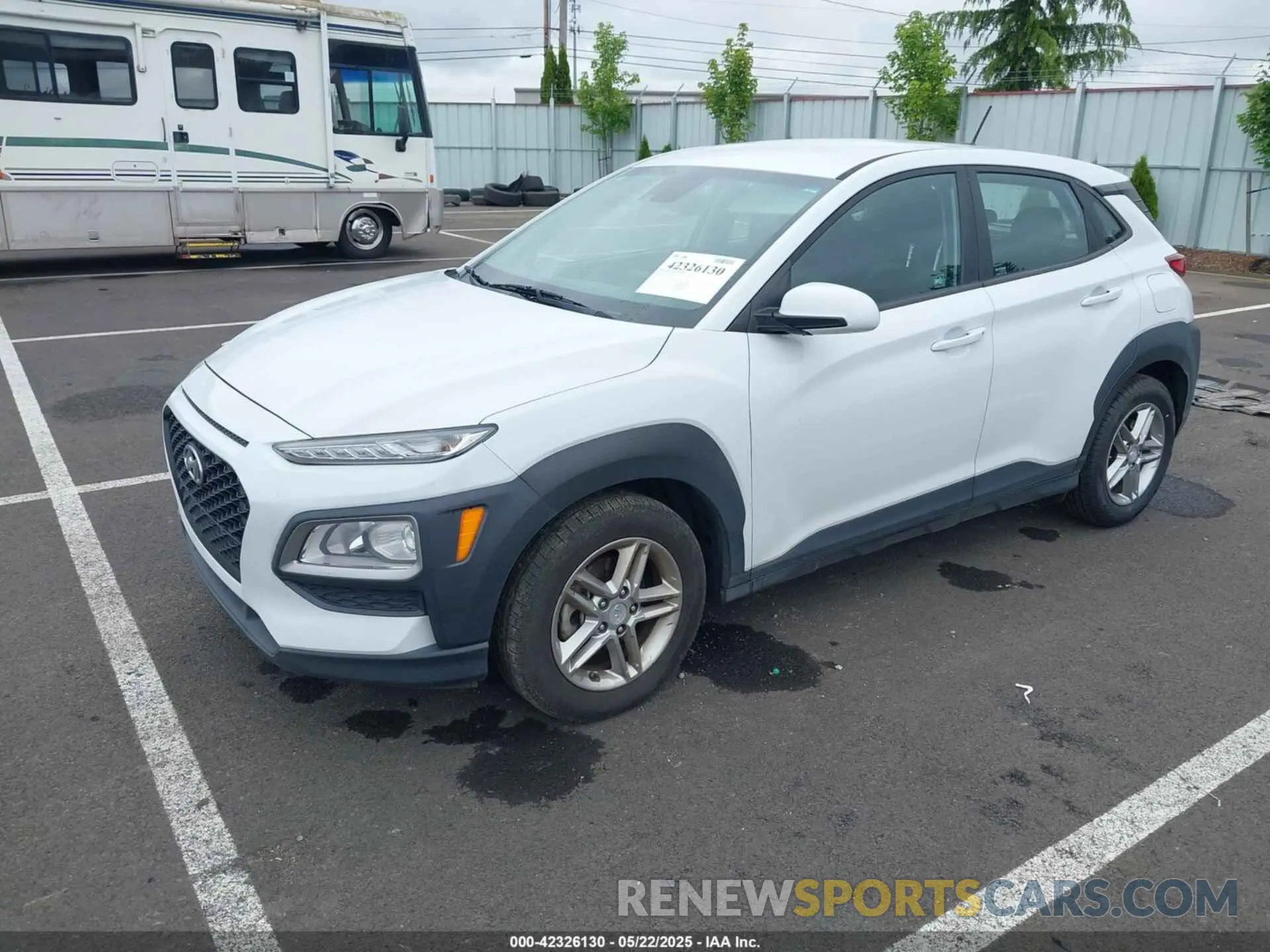 2 fotografías del automóvil dañado KM8K12AA7MU609122 HYUNDAI KONA 2021
