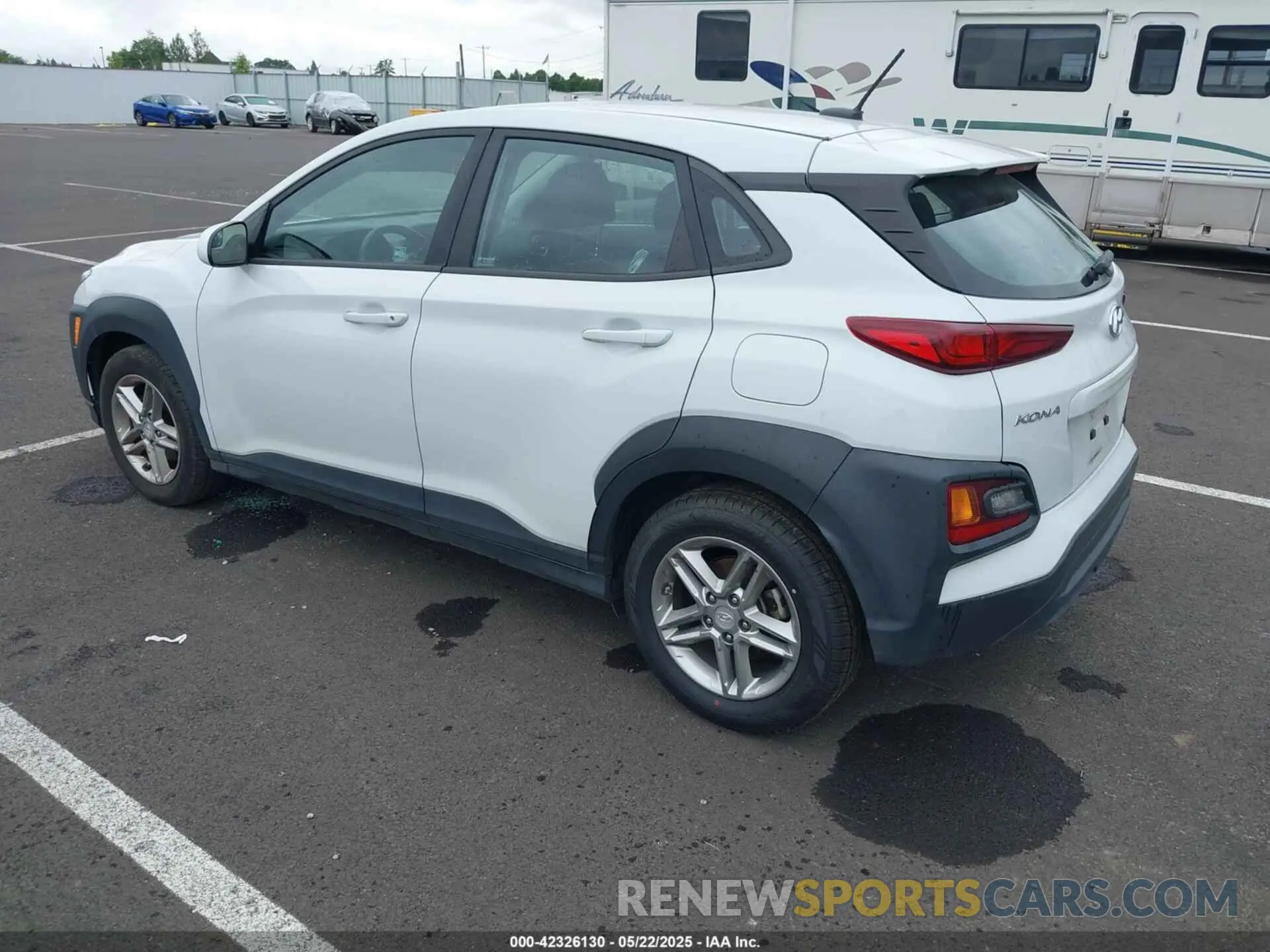 3 fotografías del automóvil dañado KM8K12AA7MU609122 HYUNDAI KONA 2021