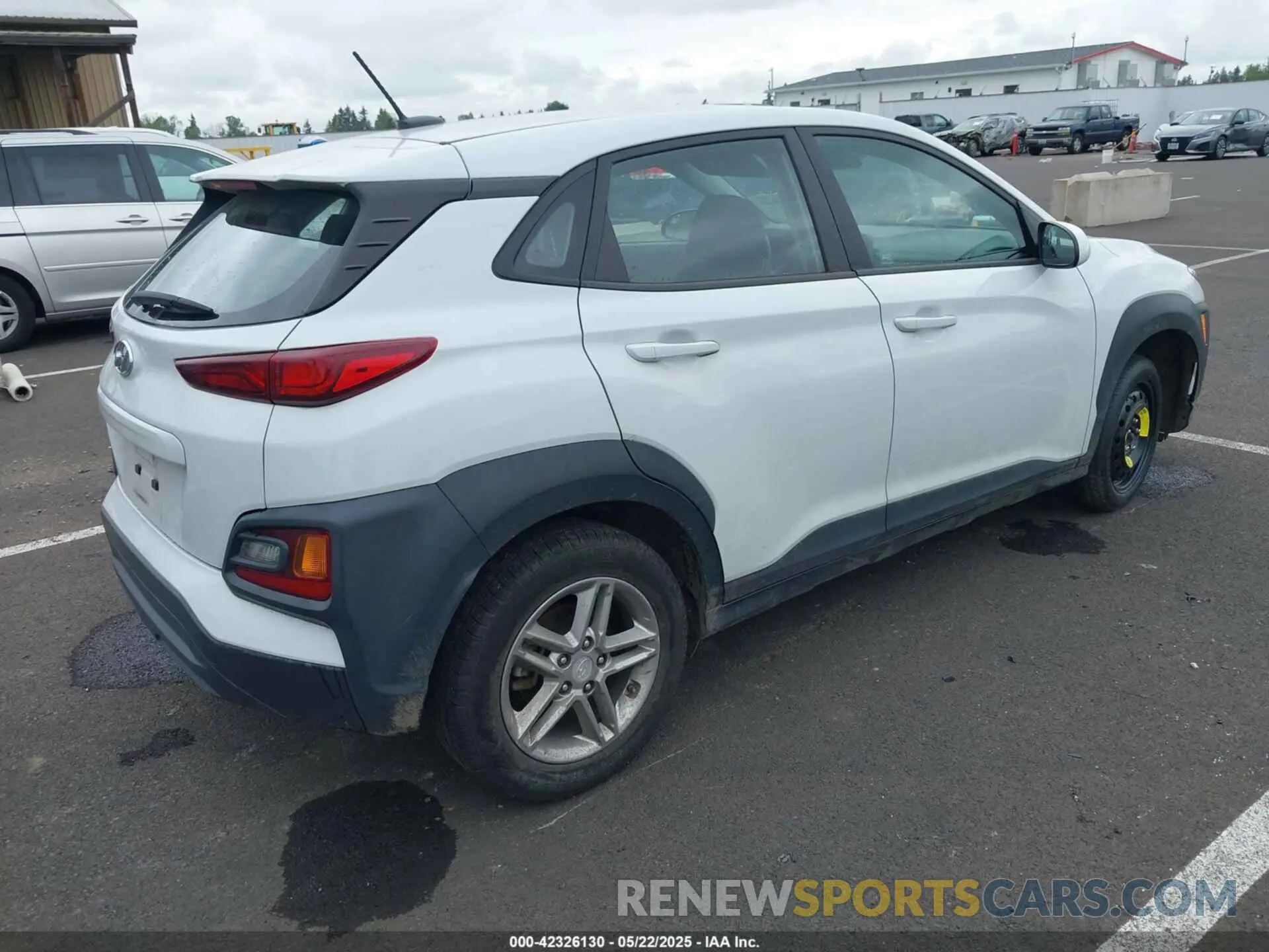 4 fotografías del automóvil dañado KM8K12AA7MU609122 HYUNDAI KONA 2021