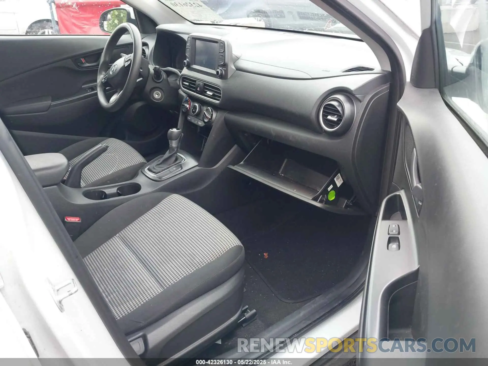 5 fotografías del automóvil dañado KM8K12AA7MU609122 HYUNDAI KONA 2021