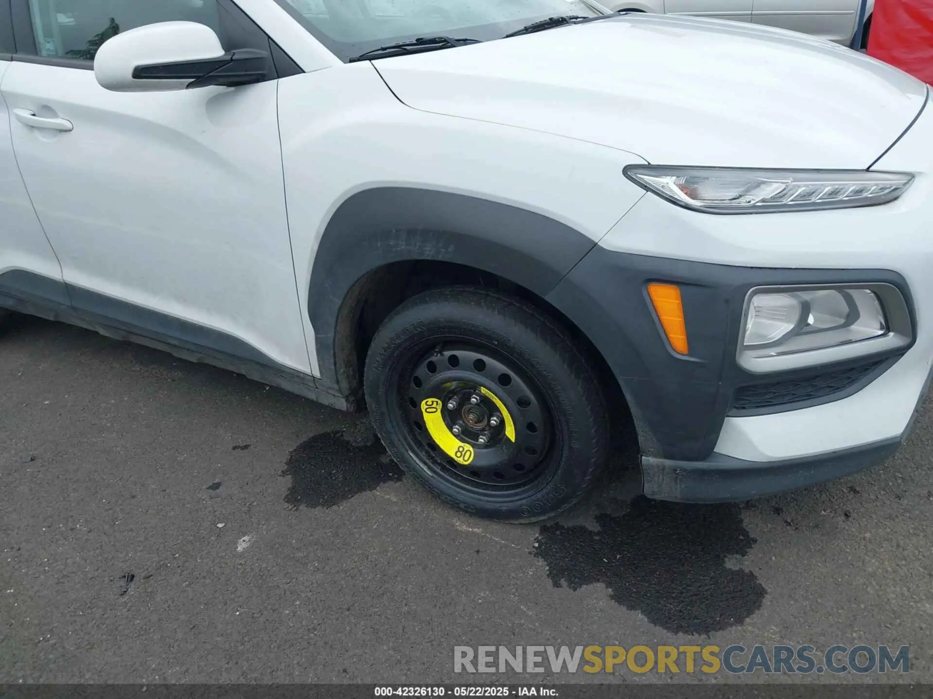 6 fotografías del automóvil dañado KM8K12AA7MU609122 HYUNDAI KONA 2021