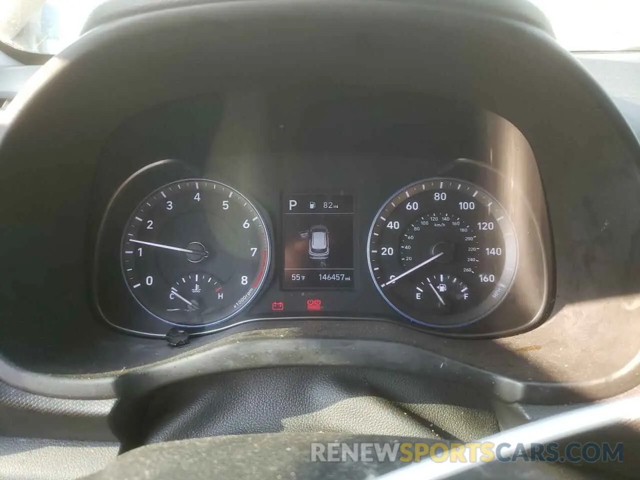 9 fotografías del automóvil dañado KM8K12AA7MU648499 HYUNDAI KONA 2021