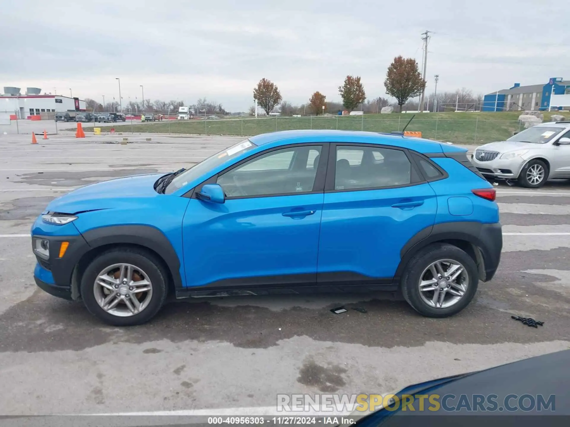 15 fotografías del automóvil dañado KM8K12AA8MU613325 HYUNDAI KONA 2021