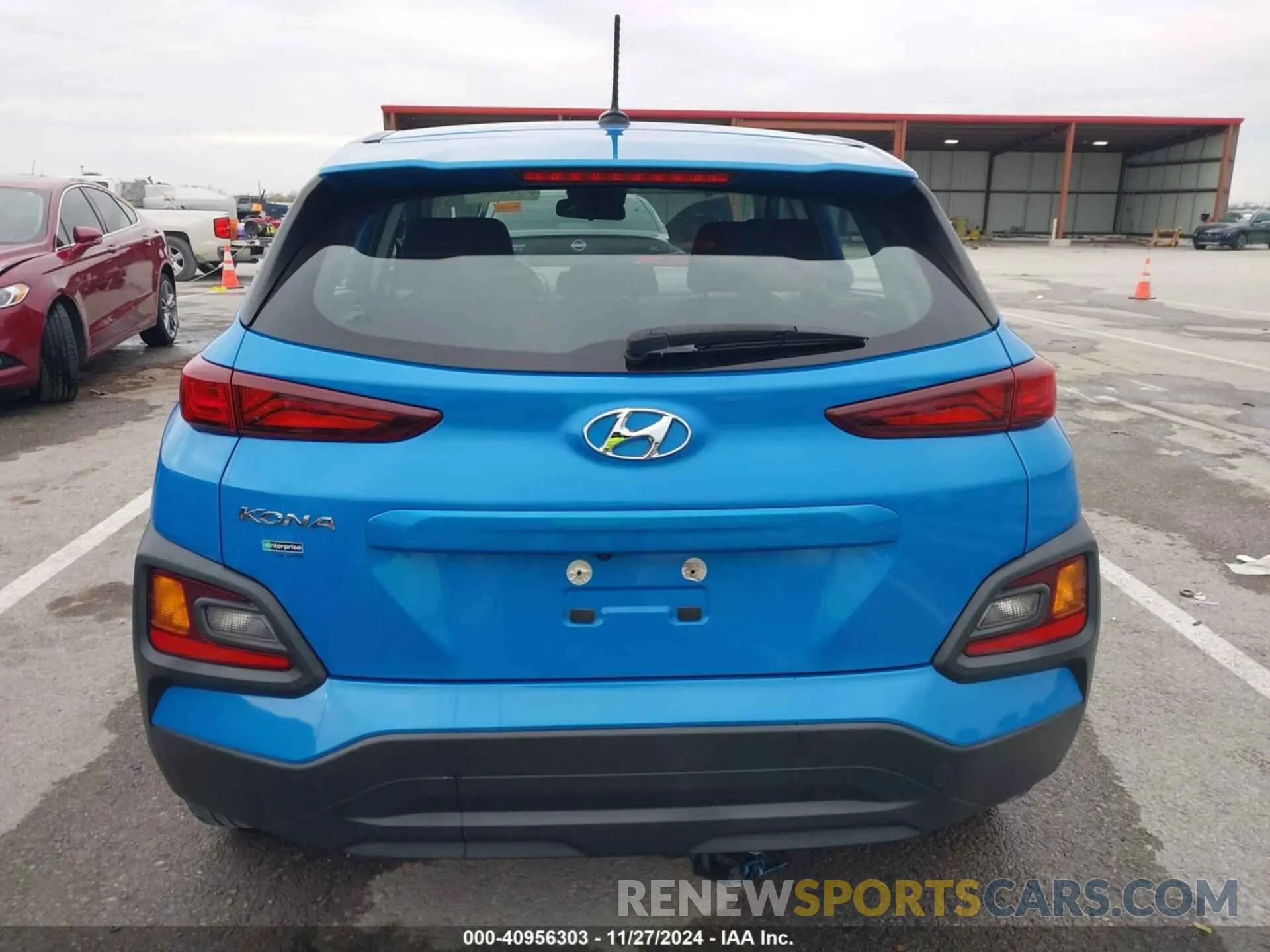 17 fotografías del automóvil dañado KM8K12AA8MU613325 HYUNDAI KONA 2021