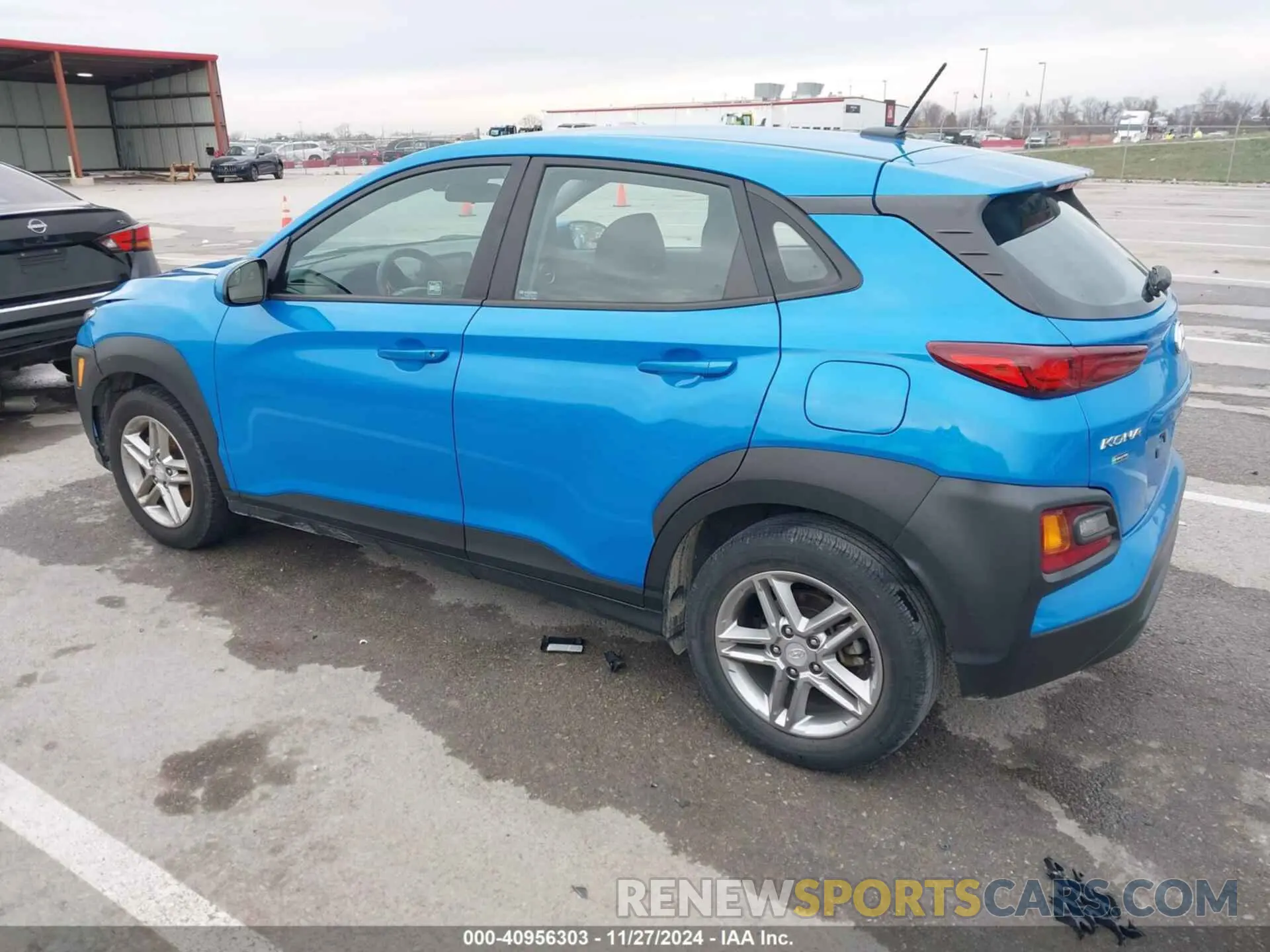 3 fotografías del automóvil dañado KM8K12AA8MU613325 HYUNDAI KONA 2021