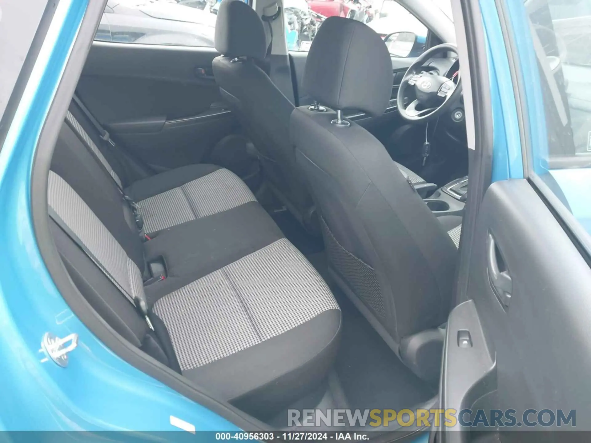 8 fotografías del automóvil dañado KM8K12AA8MU613325 HYUNDAI KONA 2021