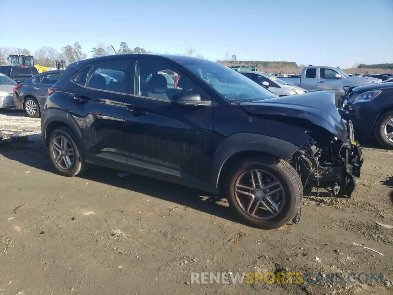 4 fotografías del automóvil dañado KM8K12AA8MU641013 HYUNDAI KONA 2021