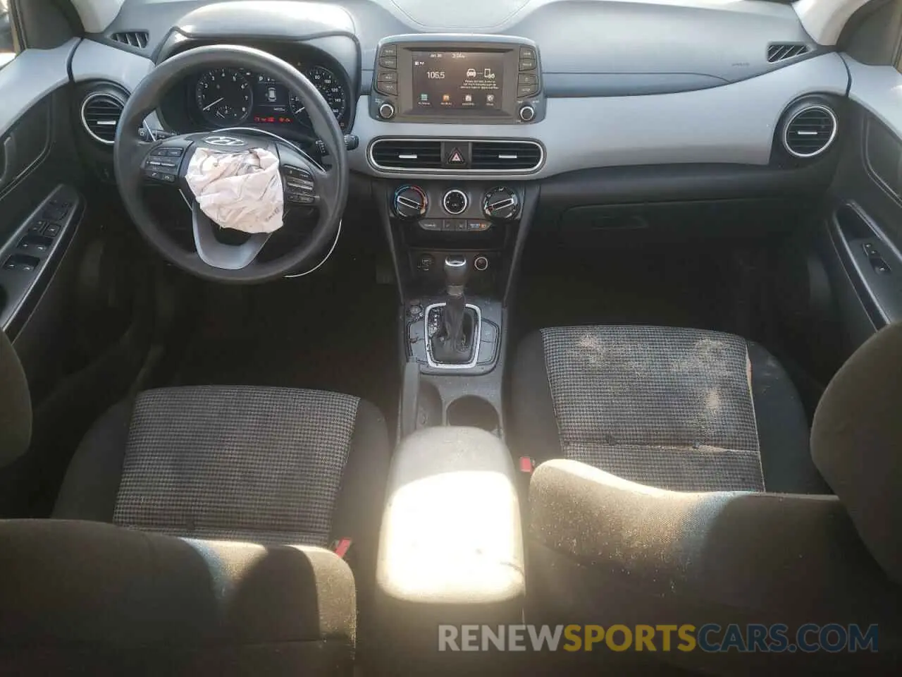 8 fotografías del automóvil dañado KM8K12AA8MU641013 HYUNDAI KONA 2021