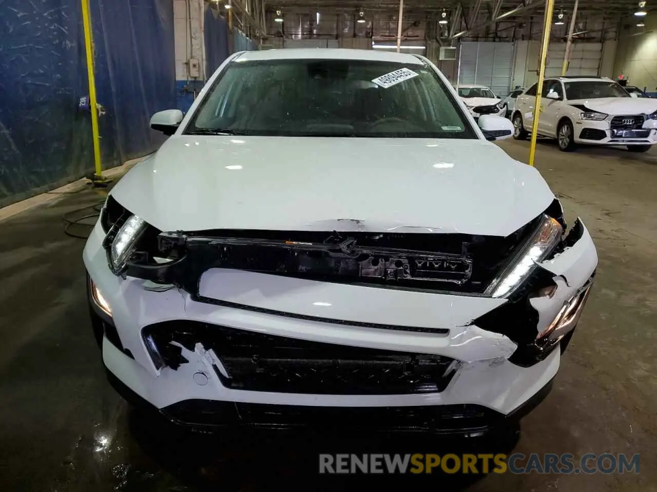 5 fotografías del automóvil dañado KM8K12AA9MU613138 HYUNDAI KONA 2021