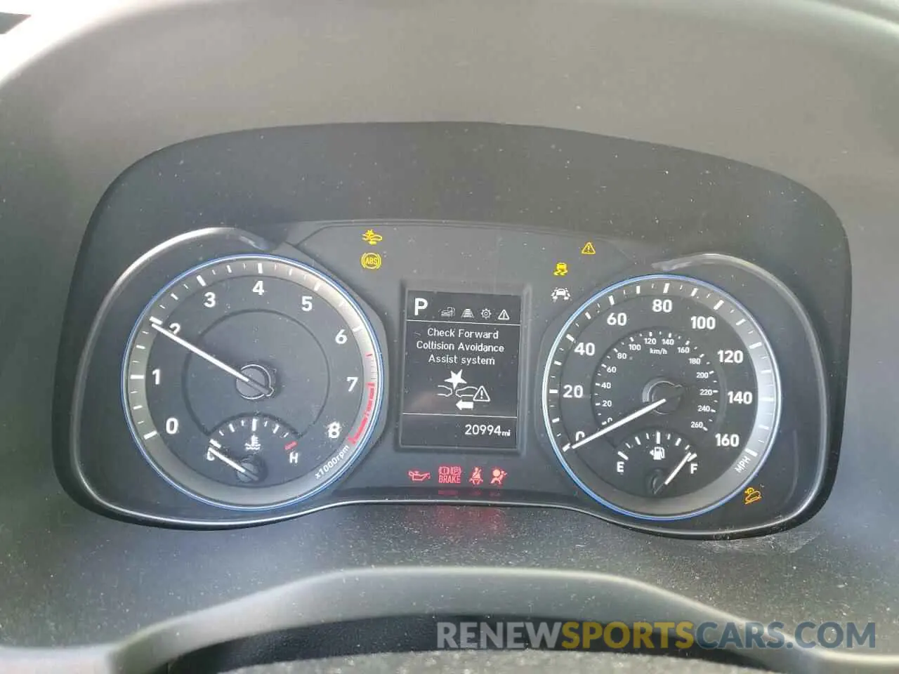 9 fotografías del automóvil dañado KM8K12AA9MU614919 HYUNDAI KONA 2021