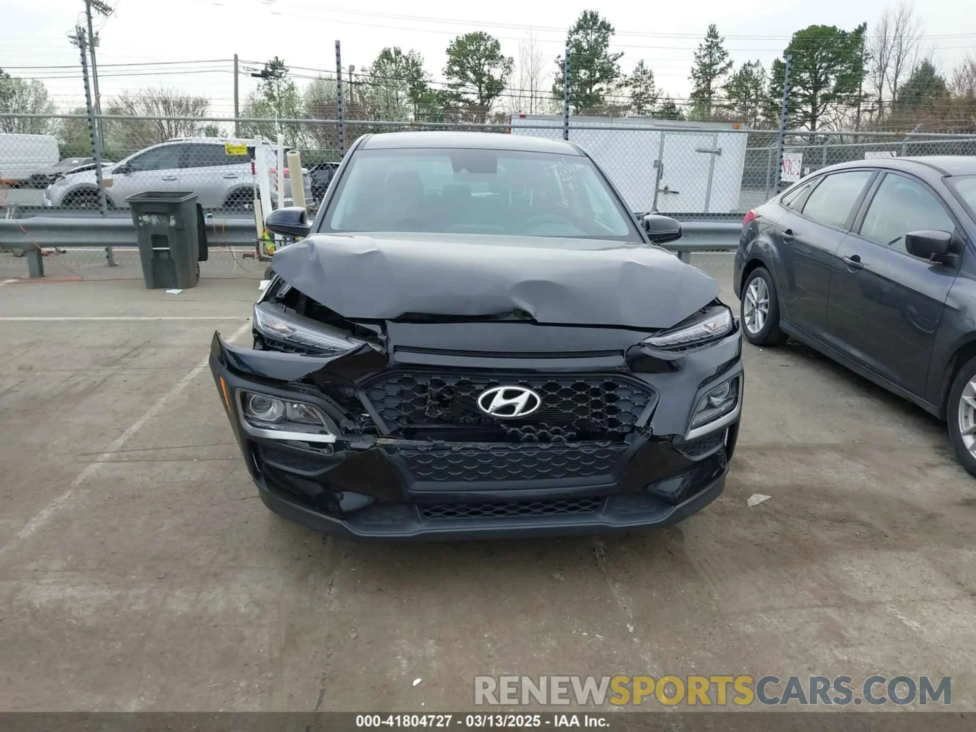 12 fotografías del automóvil dañado KM8K12AAXMU660260 HYUNDAI KONA 2021