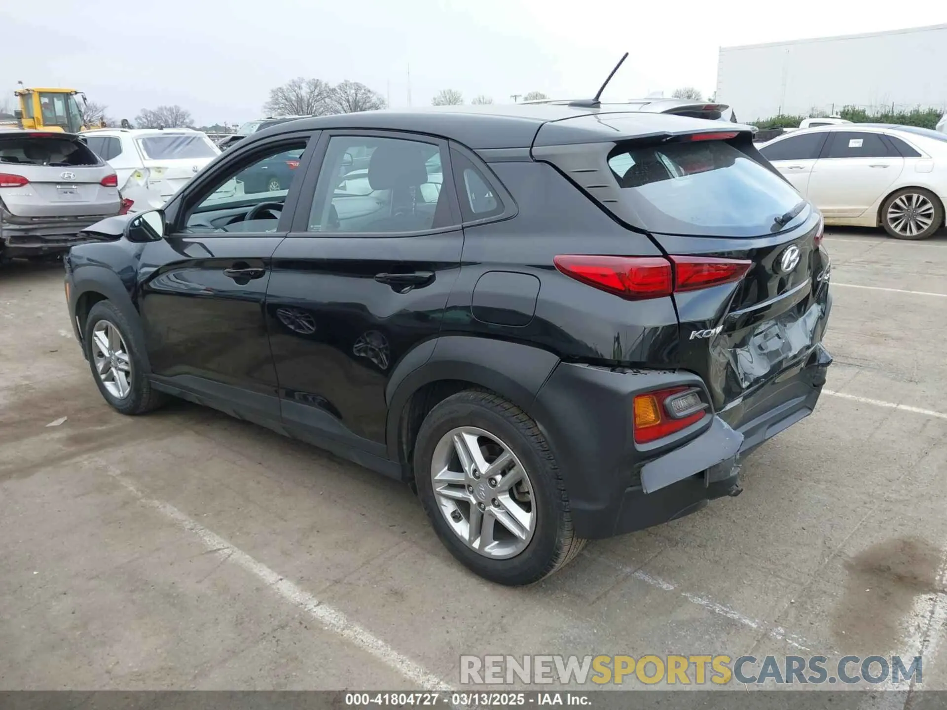 3 fotografías del automóvil dañado KM8K12AAXMU660260 HYUNDAI KONA 2021