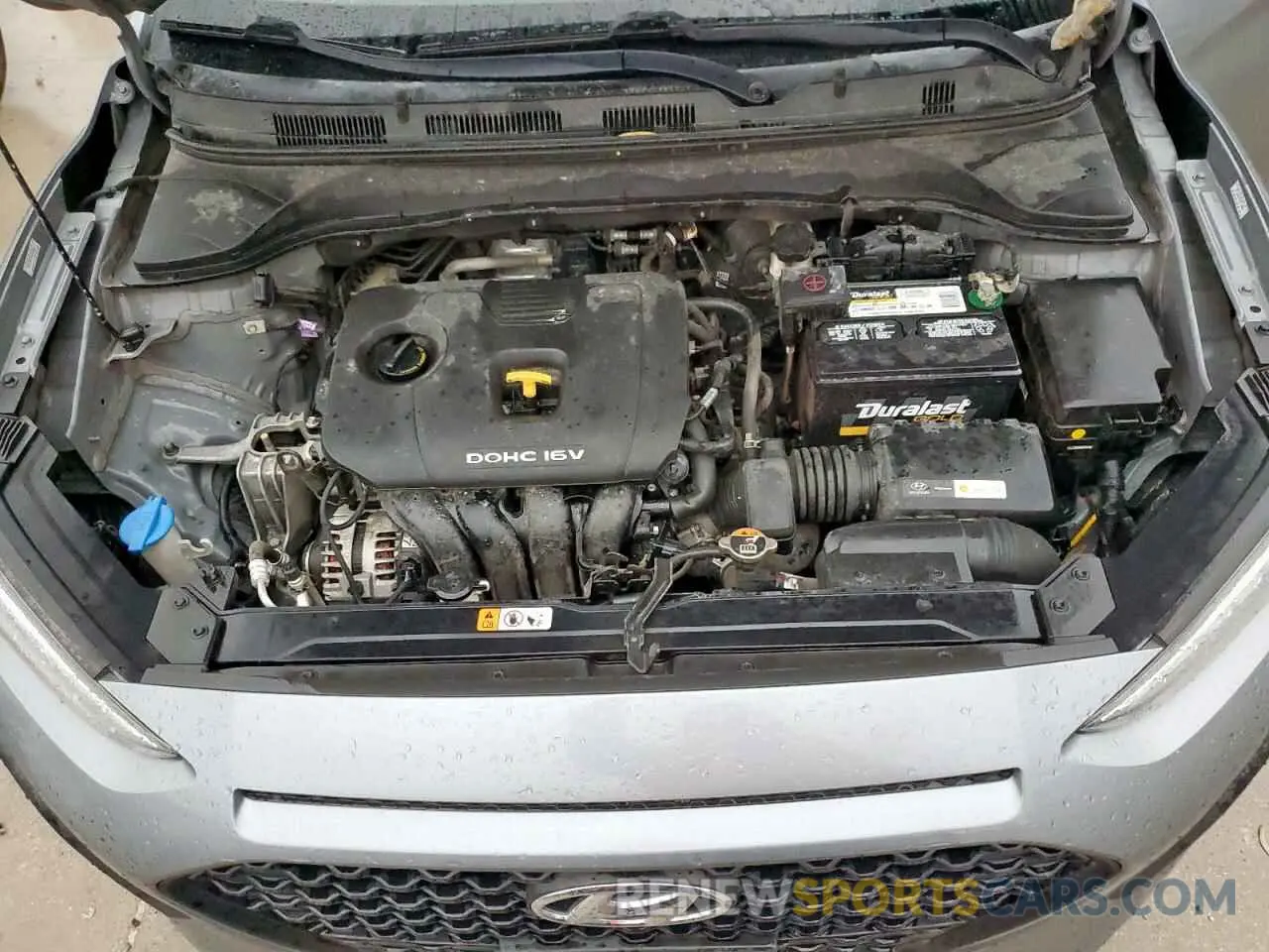 12 fotografías del automóvil dañado KM8K1CAA1MU691161 HYUNDAI KONA 2021