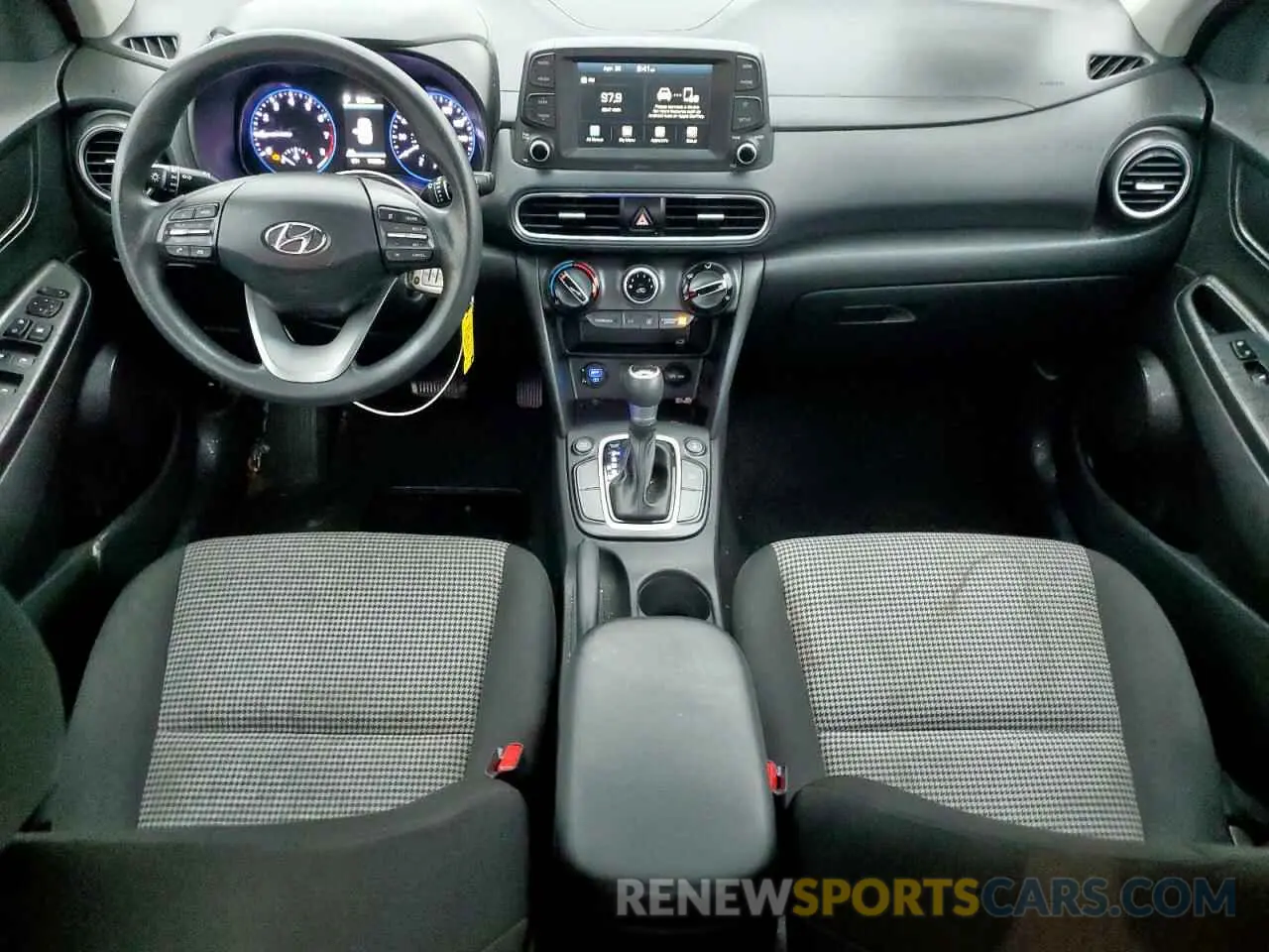 8 fotografías del automóvil dañado KM8K1CAA1MU691161 HYUNDAI KONA 2021