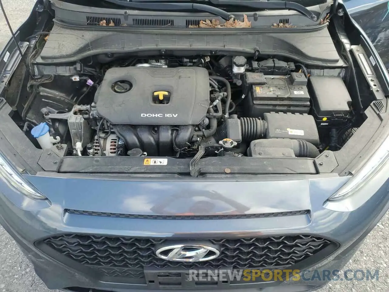 11 fotografías del automóvil dañado KM8K1CAA2MU646536 HYUNDAI KONA 2021