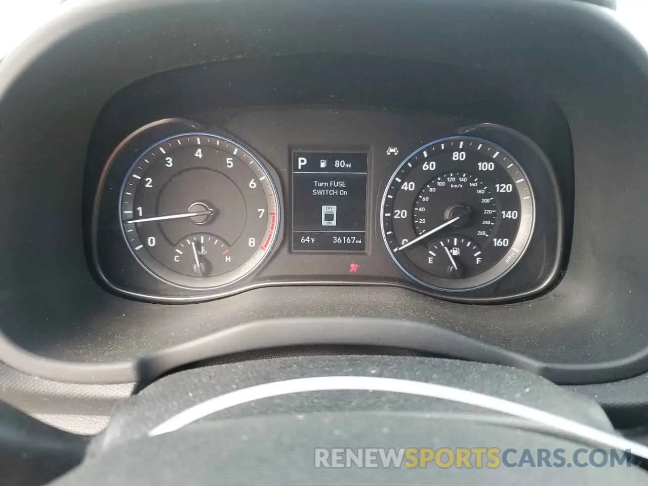 9 fotografías del automóvil dañado KM8K1CAA2MU646536 HYUNDAI KONA 2021