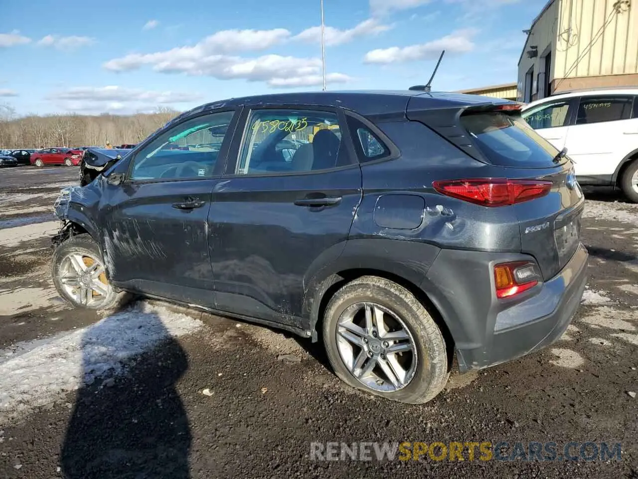 2 fotografías del automóvil dañado KM8K1CAA2MU680377 HYUNDAI KONA 2021