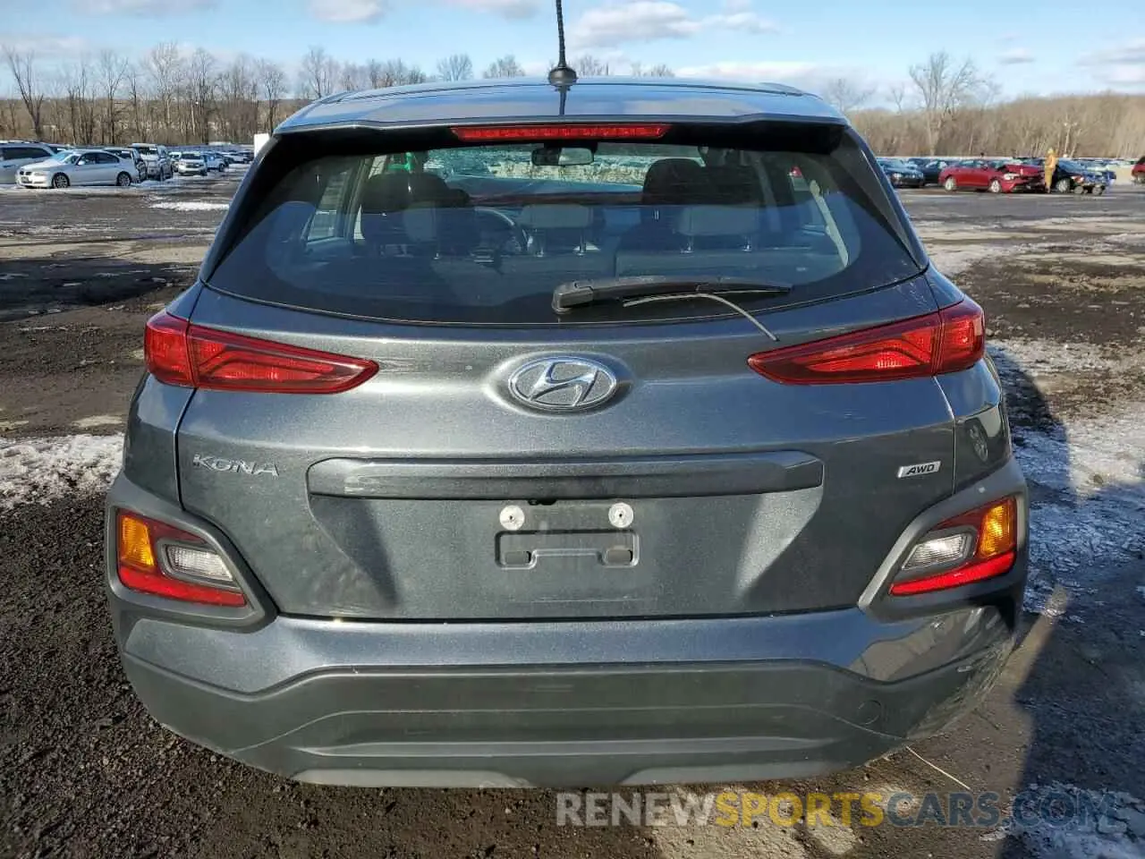 6 fotografías del automóvil dañado KM8K1CAA2MU680377 HYUNDAI KONA 2021
