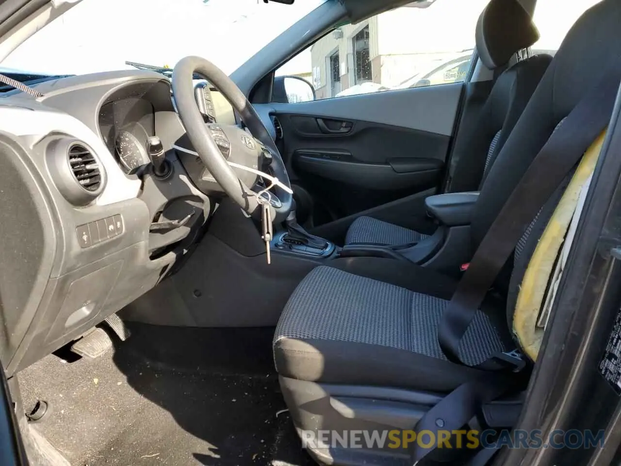 7 fotografías del automóvil dañado KM8K1CAA2MU680377 HYUNDAI KONA 2021
