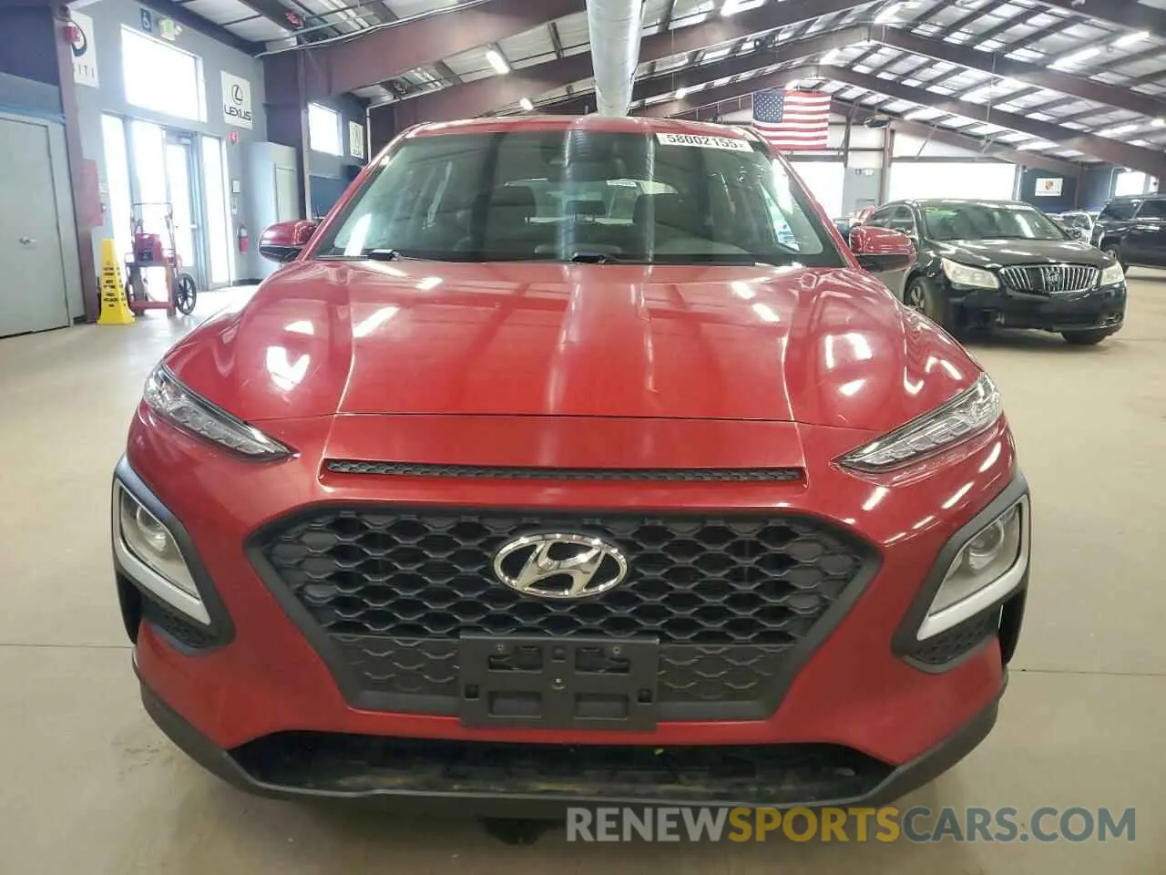 5 fotografías del automóvil dañado KM8K1CAA2MU711353 HYUNDAI KONA 2021