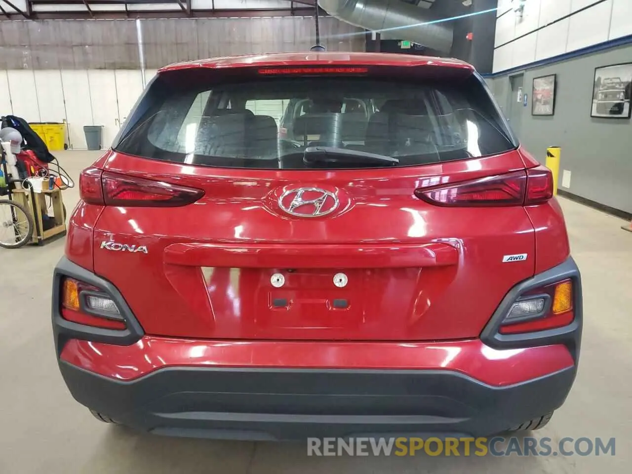 6 fotografías del automóvil dañado KM8K1CAA2MU711353 HYUNDAI KONA 2021