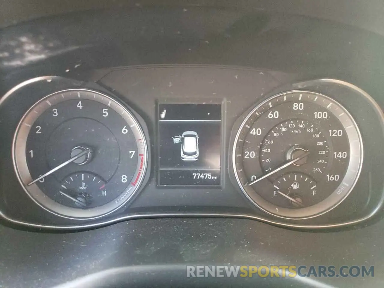 9 fotografías del automóvil dañado KM8K1CAA3MU657559 HYUNDAI KONA 2021