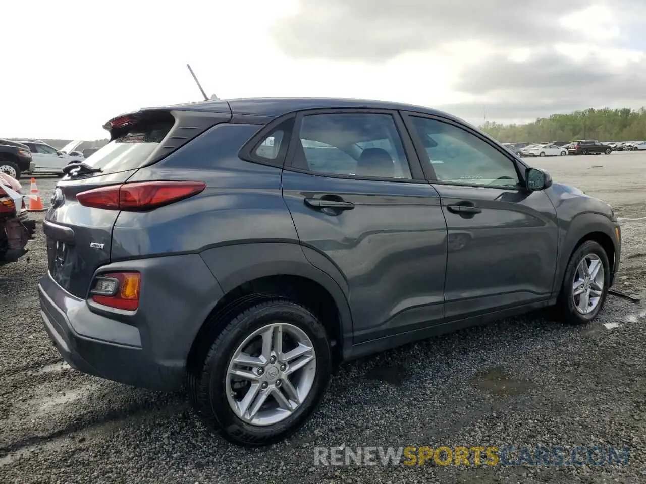 3 fotografías del automóvil dañado KM8K1CAA5MU643078 HYUNDAI KONA 2021
