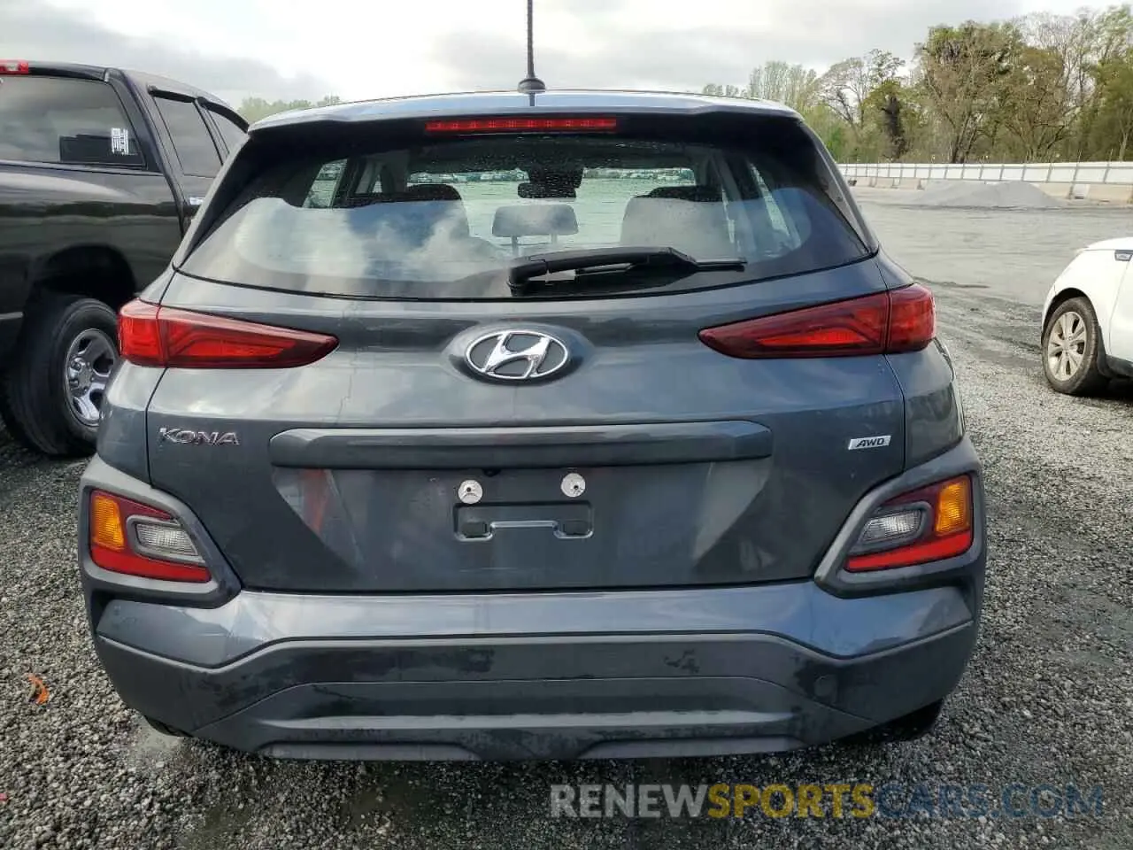 6 fotografías del automóvil dañado KM8K1CAA5MU643078 HYUNDAI KONA 2021