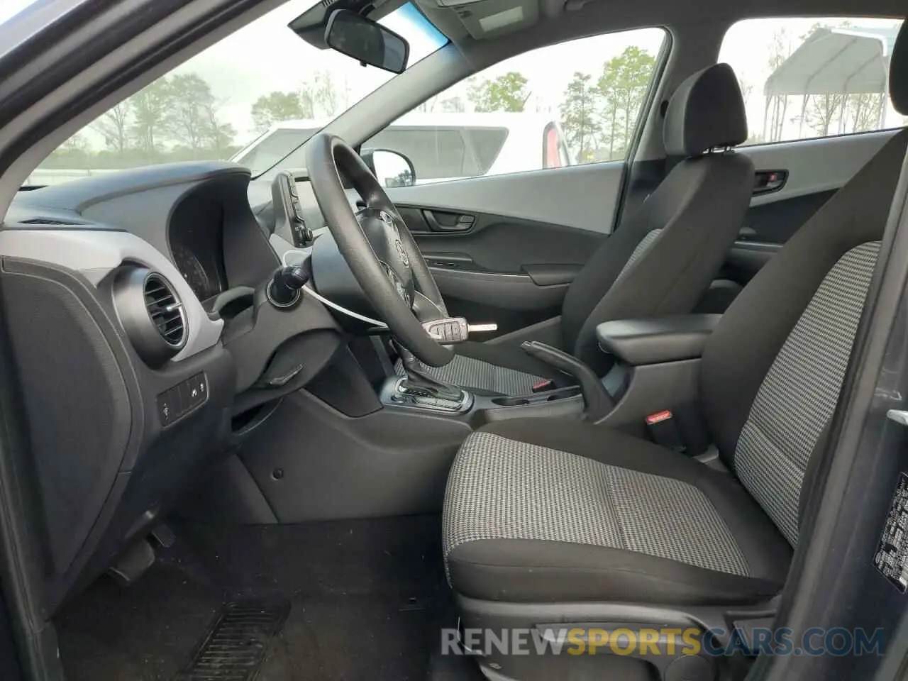 7 fotografías del automóvil dañado KM8K1CAA5MU643078 HYUNDAI KONA 2021