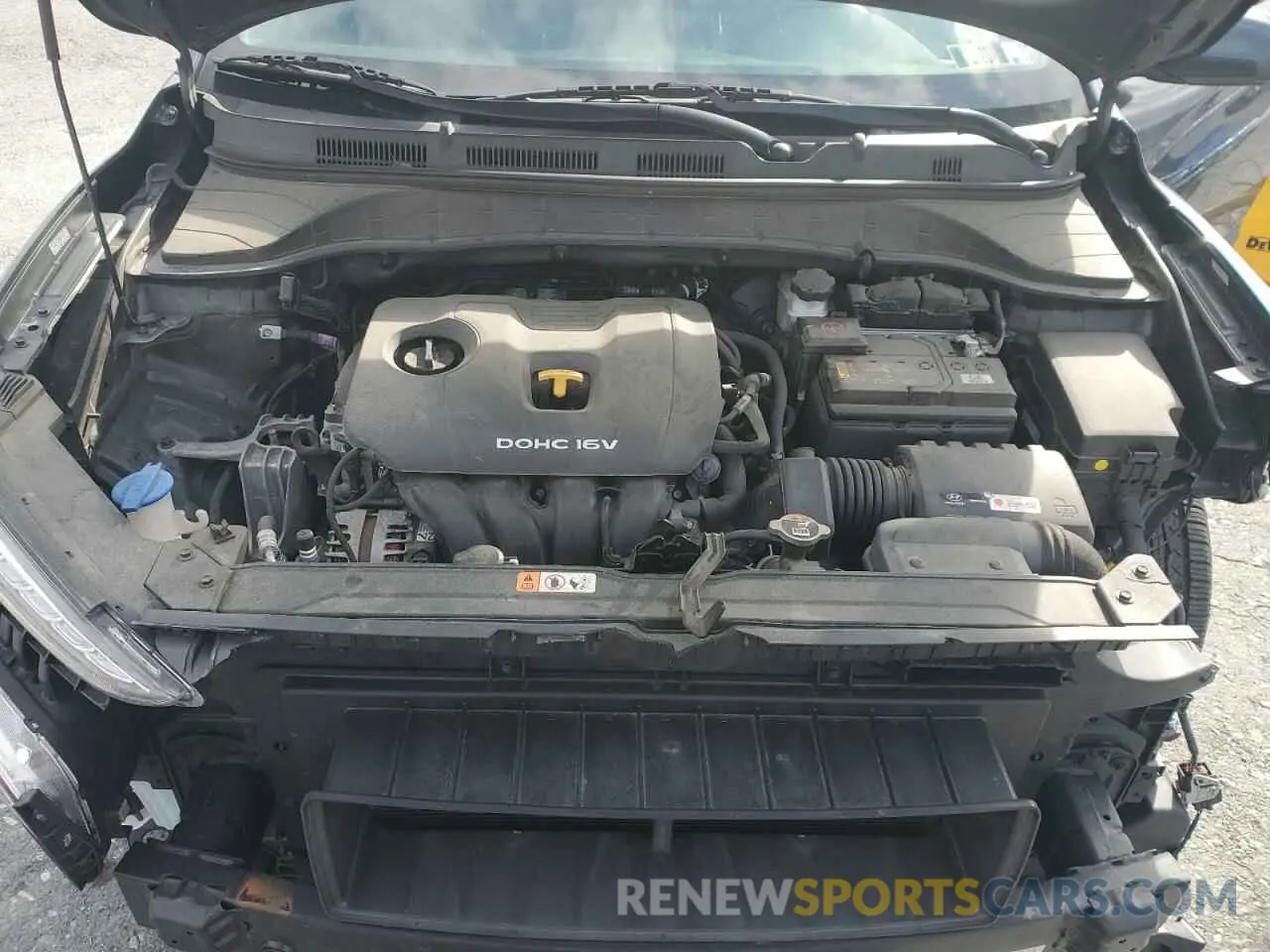 11 fotografías del automóvil dañado KM8K1CAA6MU718144 HYUNDAI KONA 2021