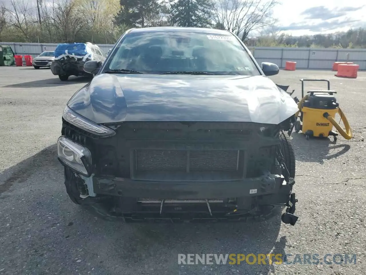 5 fotografías del automóvil dañado KM8K1CAA6MU718144 HYUNDAI KONA 2021