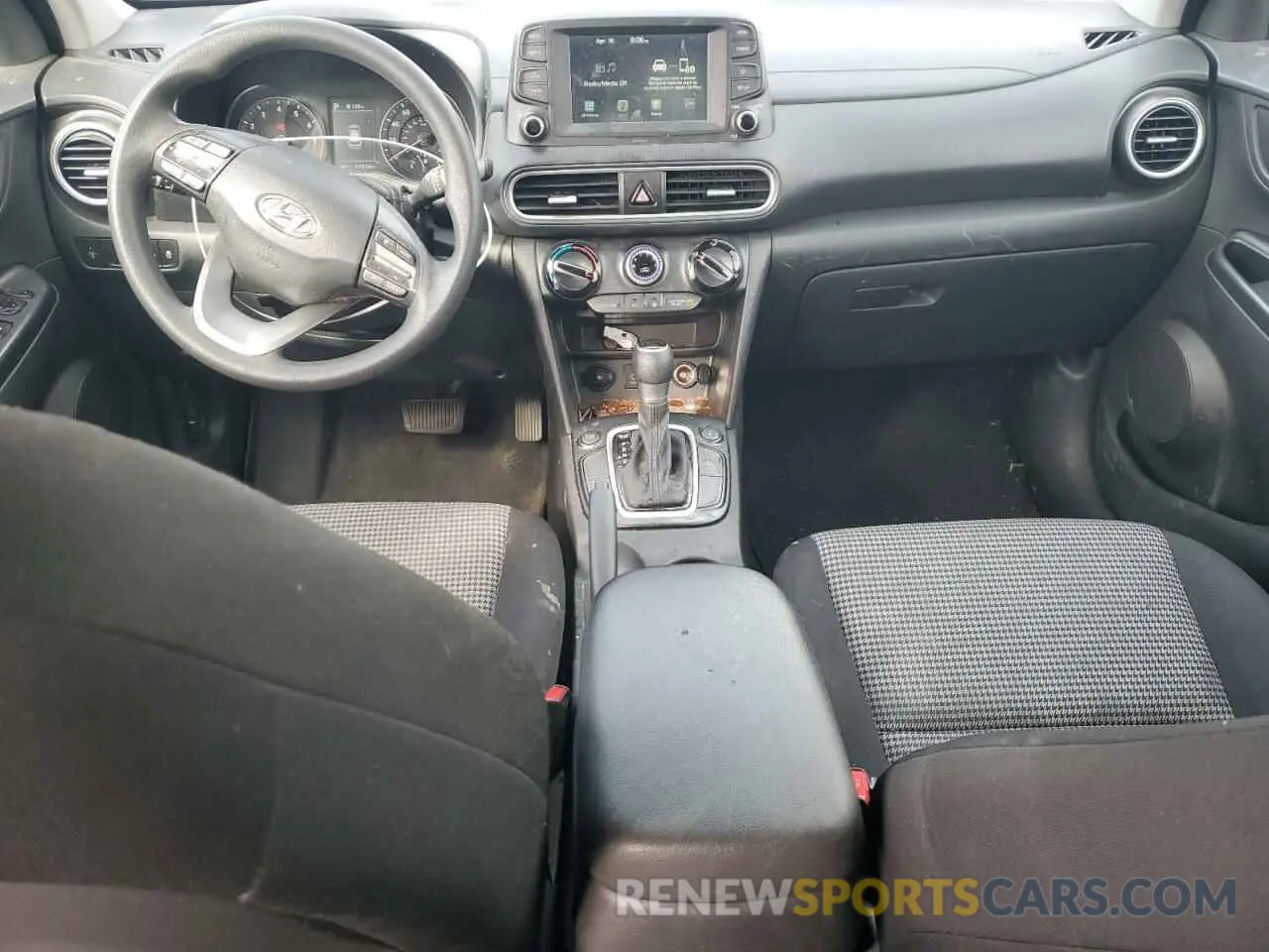 8 fotografías del automóvil dañado KM8K1CAA6MU718144 HYUNDAI KONA 2021