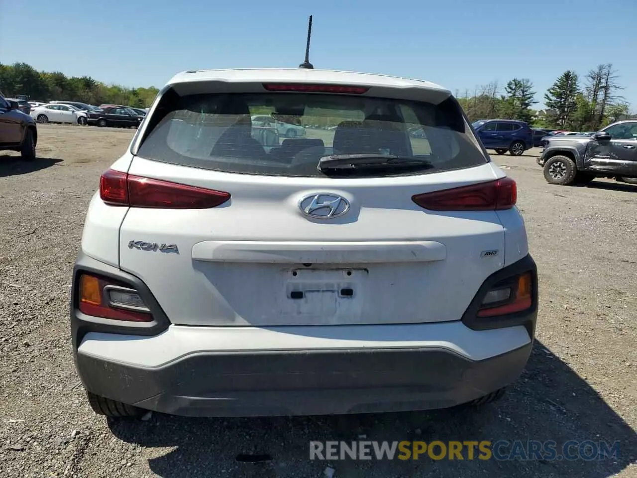 6 fotografías del automóvil dañado KM8K1CAA7MU659637 HYUNDAI KONA 2021