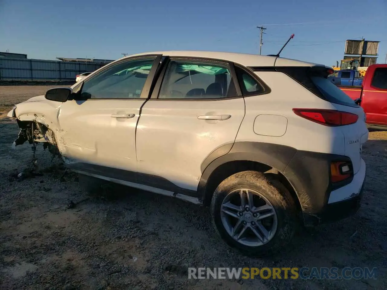 2 fotografías del automóvil dañado KM8K1CAA8MU657962 HYUNDAI KONA 2021