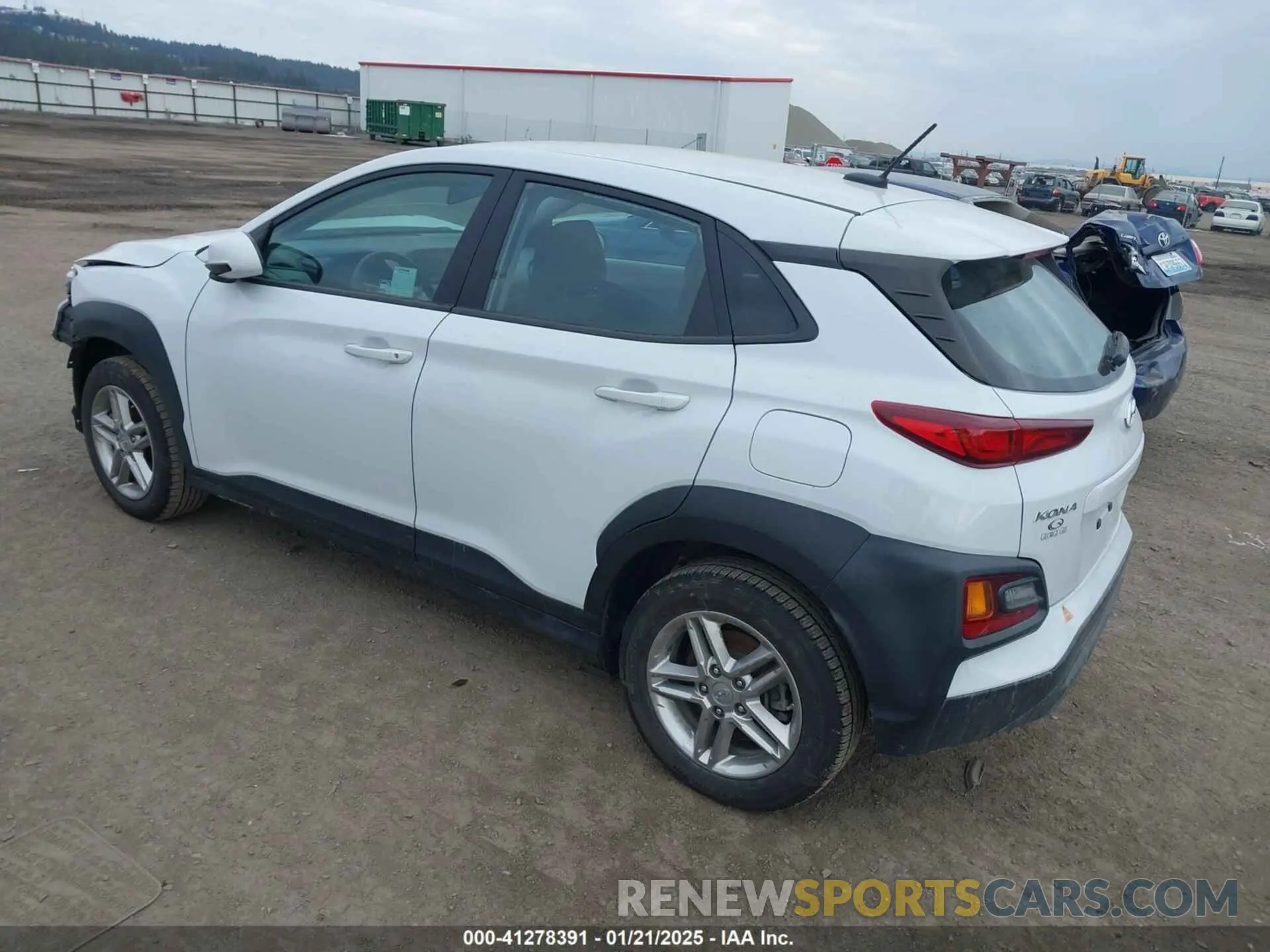 3 fotografías del automóvil dañado KM8K1CAA8MU691948 HYUNDAI KONA 2021