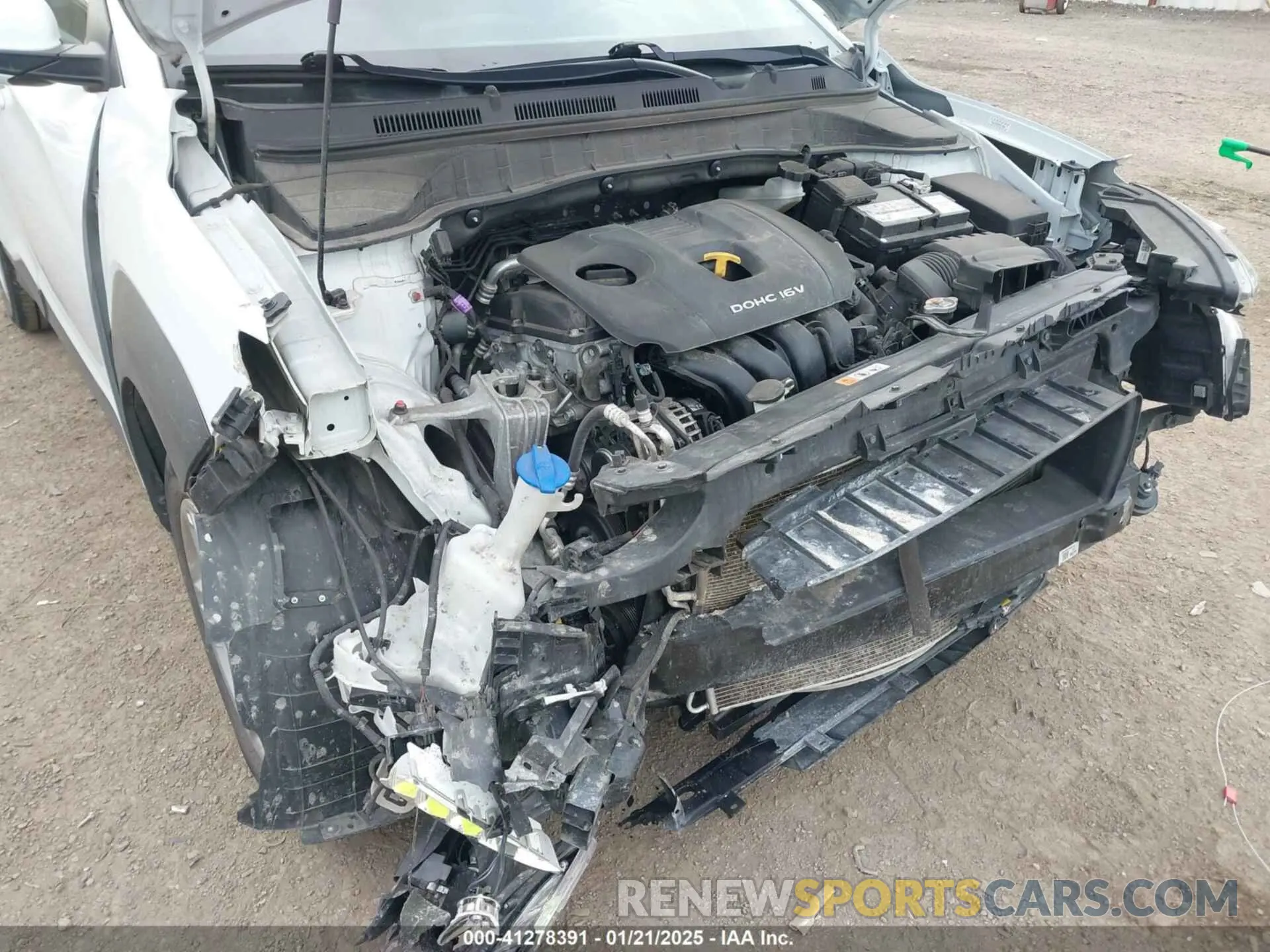 6 fotografías del automóvil dañado KM8K1CAA8MU691948 HYUNDAI KONA 2021