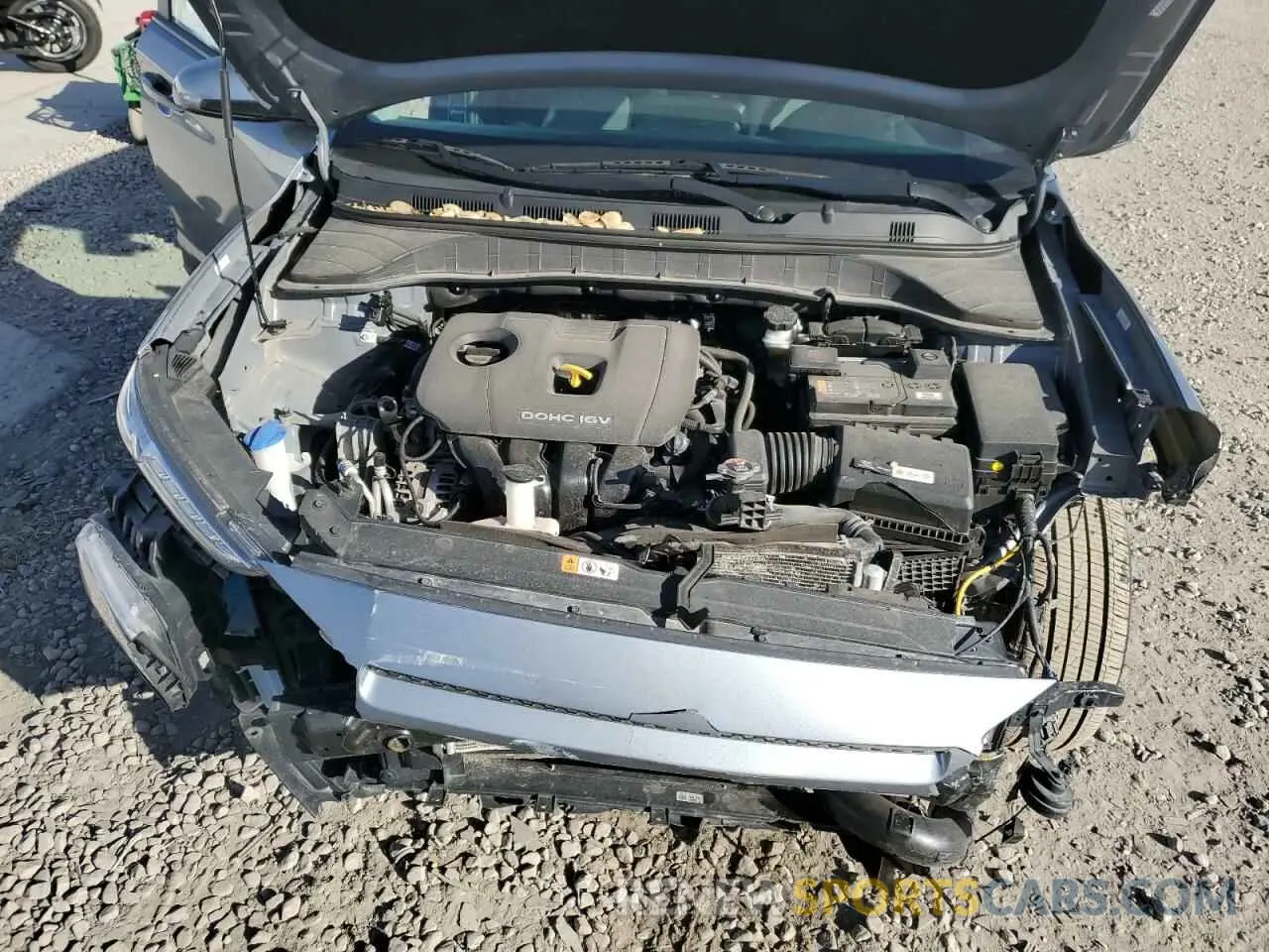 12 fotografías del automóvil dañado KM8K1CAA9MU704738 HYUNDAI KONA 2021